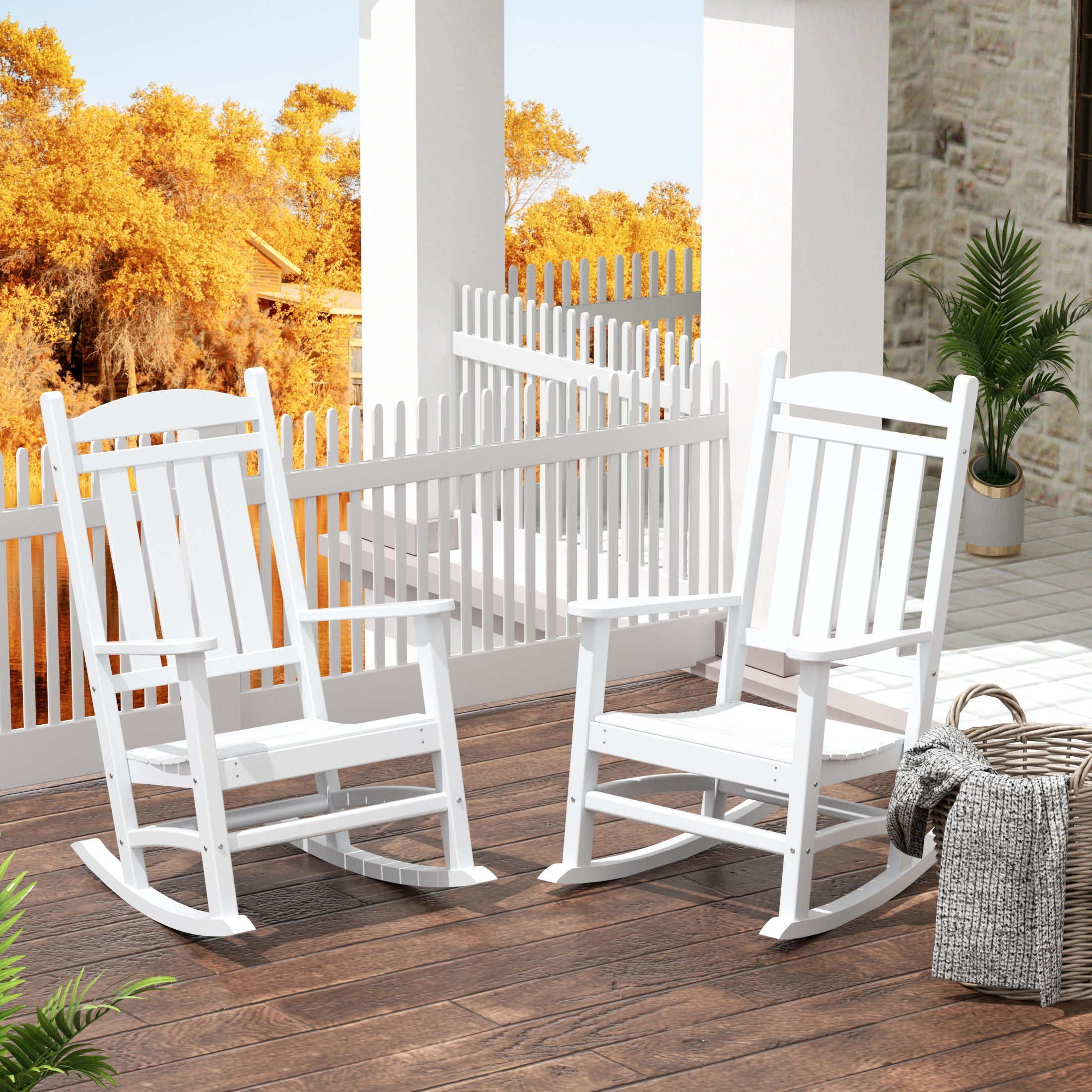 Paradise 2-Piece set Outdoor / Patio rocking chairs ( 2 seater )