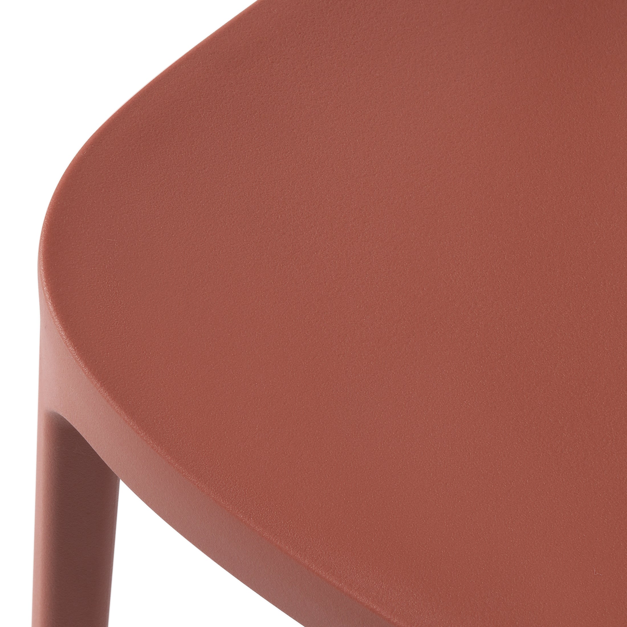 Sunshine Outdoor Modern Stackable Plastic Patio Dining Chairs (Set of 2)
