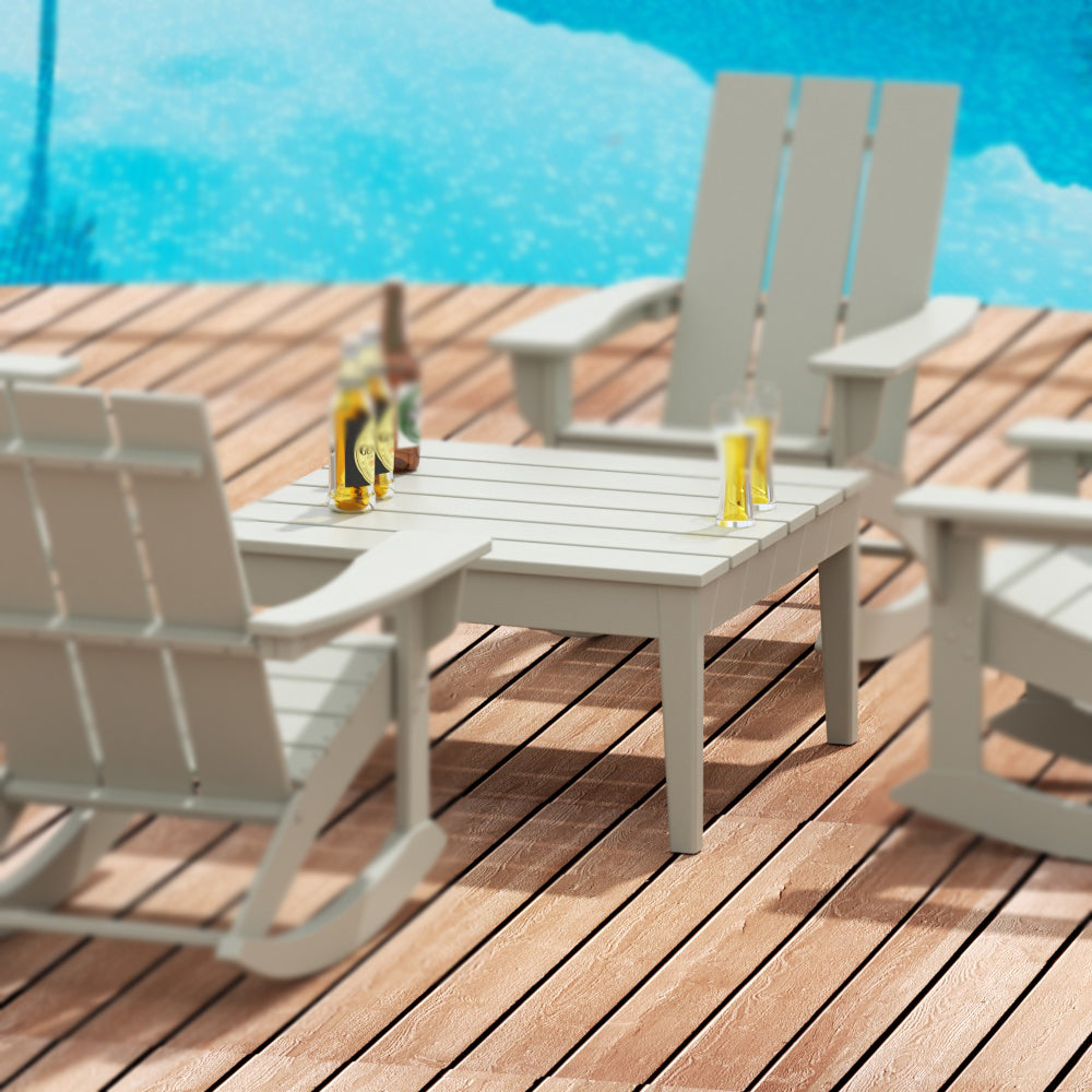 Palms Outdoor Patio Modern Adirondack Conversation Table