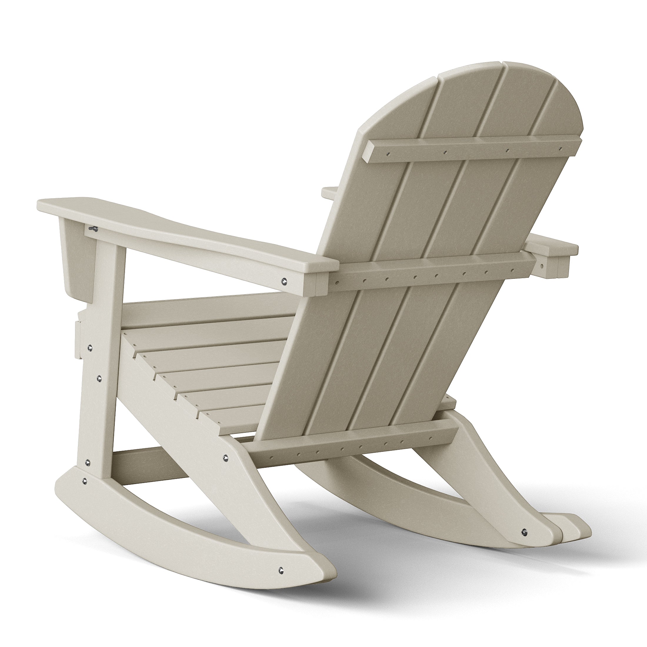 Paradise 2 piece set Outdoor / Patio Poly Adirondack rocking chairs ( 2 seater )