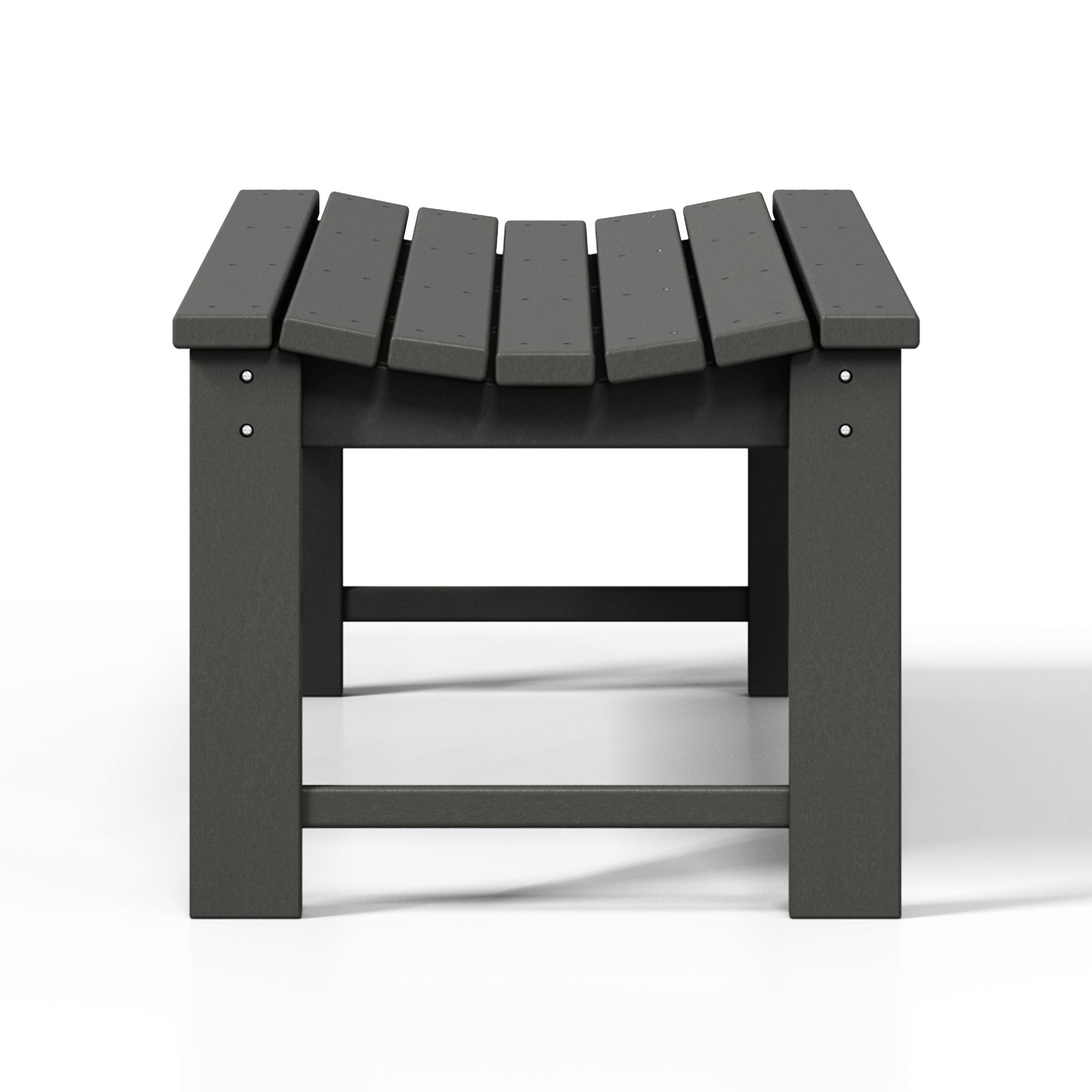Paradise 48" length backless Poly Wood Outdoor / Garden bench