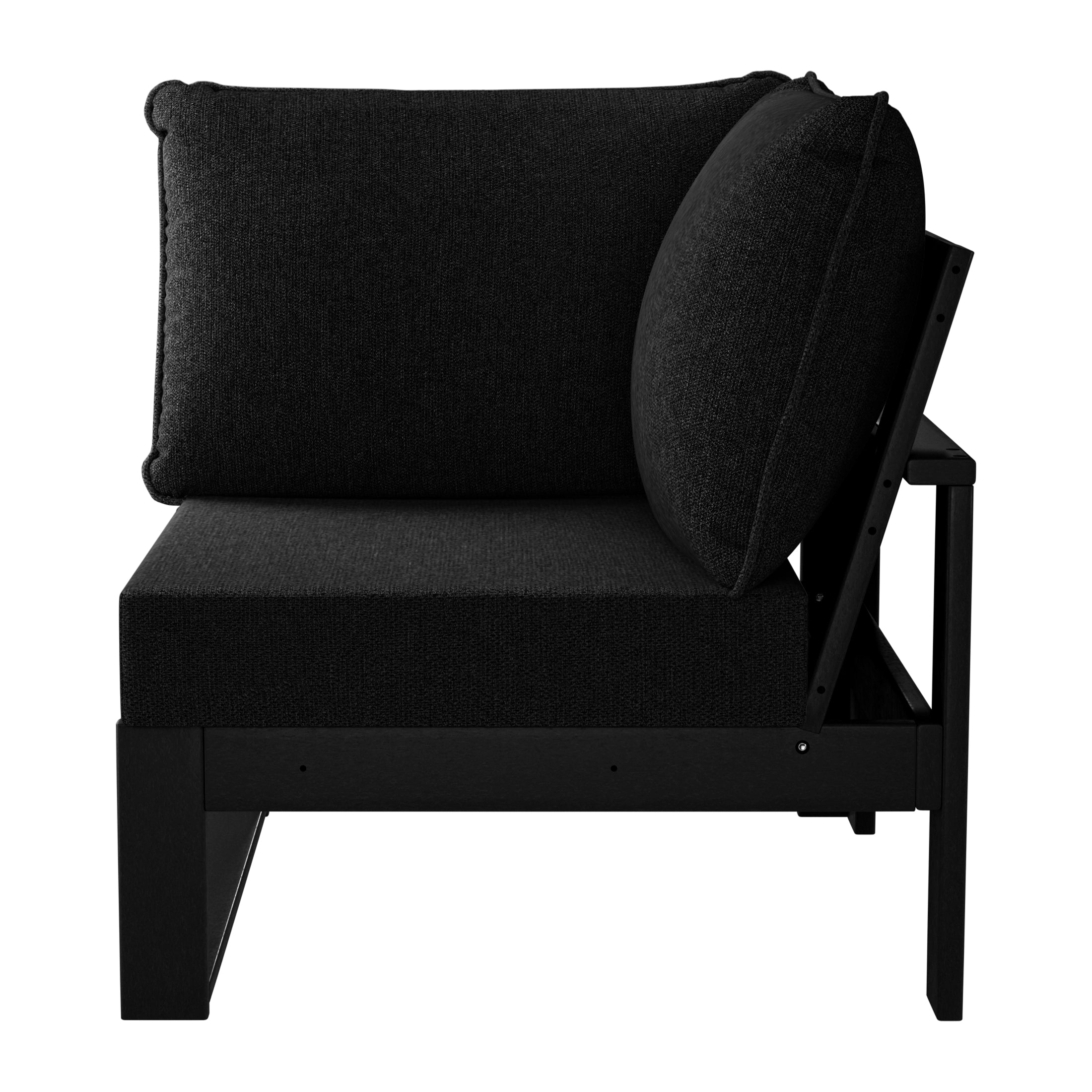 Rockaway Outdoor HDPE Sectional Corner Sofa Seat with Water-Proof Cushions