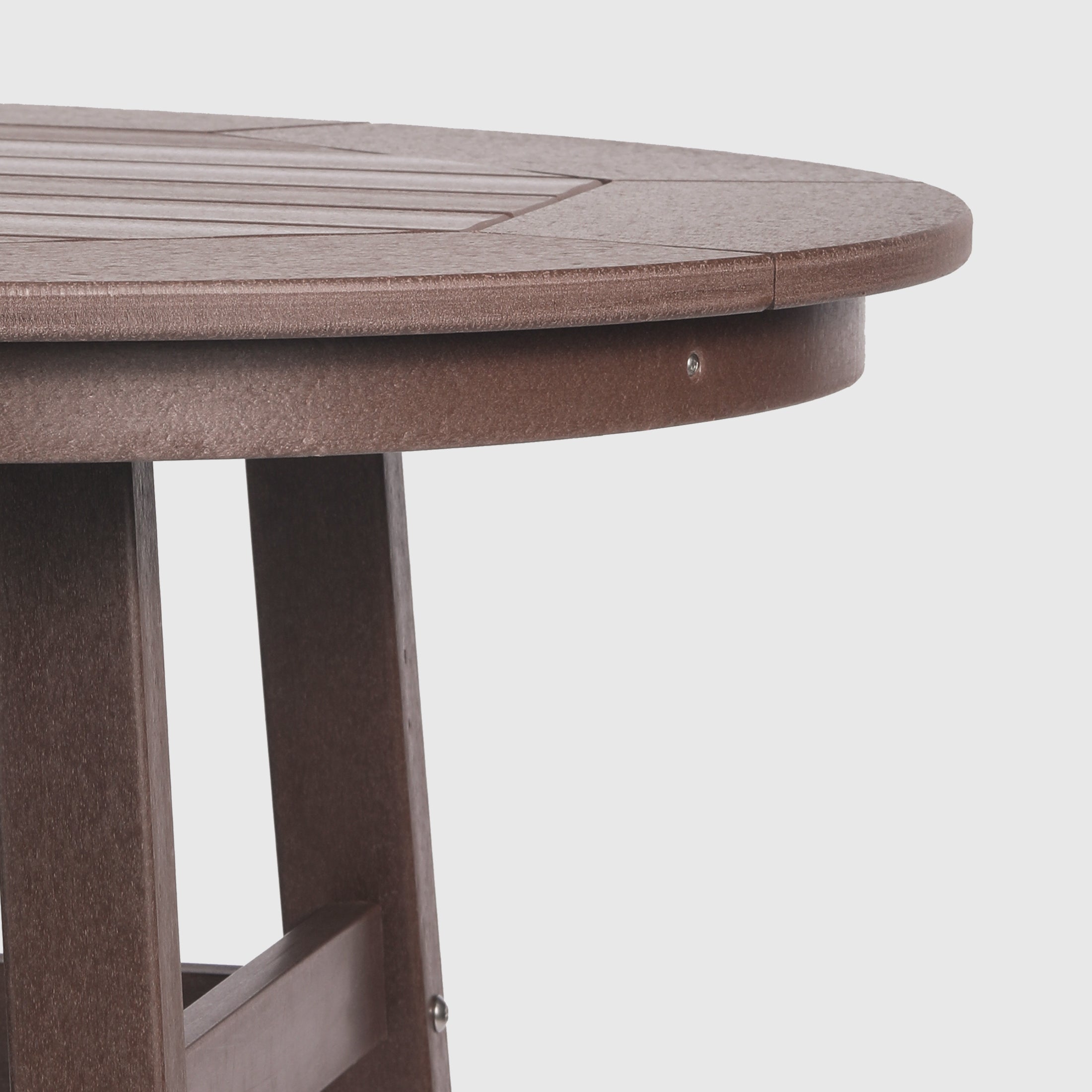 Paradise Outdoor 35" HDPE Round Patio Counter Height Bar Table