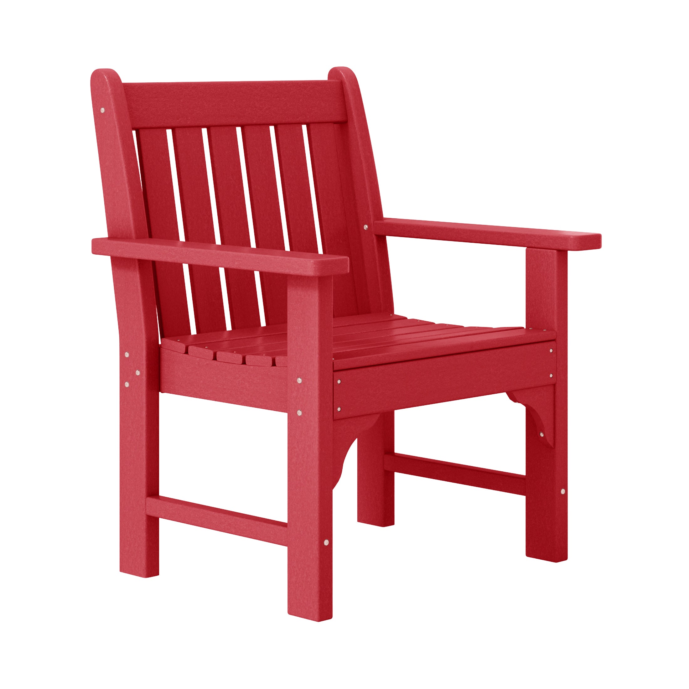 Paradise Outdoor Patio 3-Piece HDPE Adirondack Garden Chairs with Square Adirondack Side Table Set