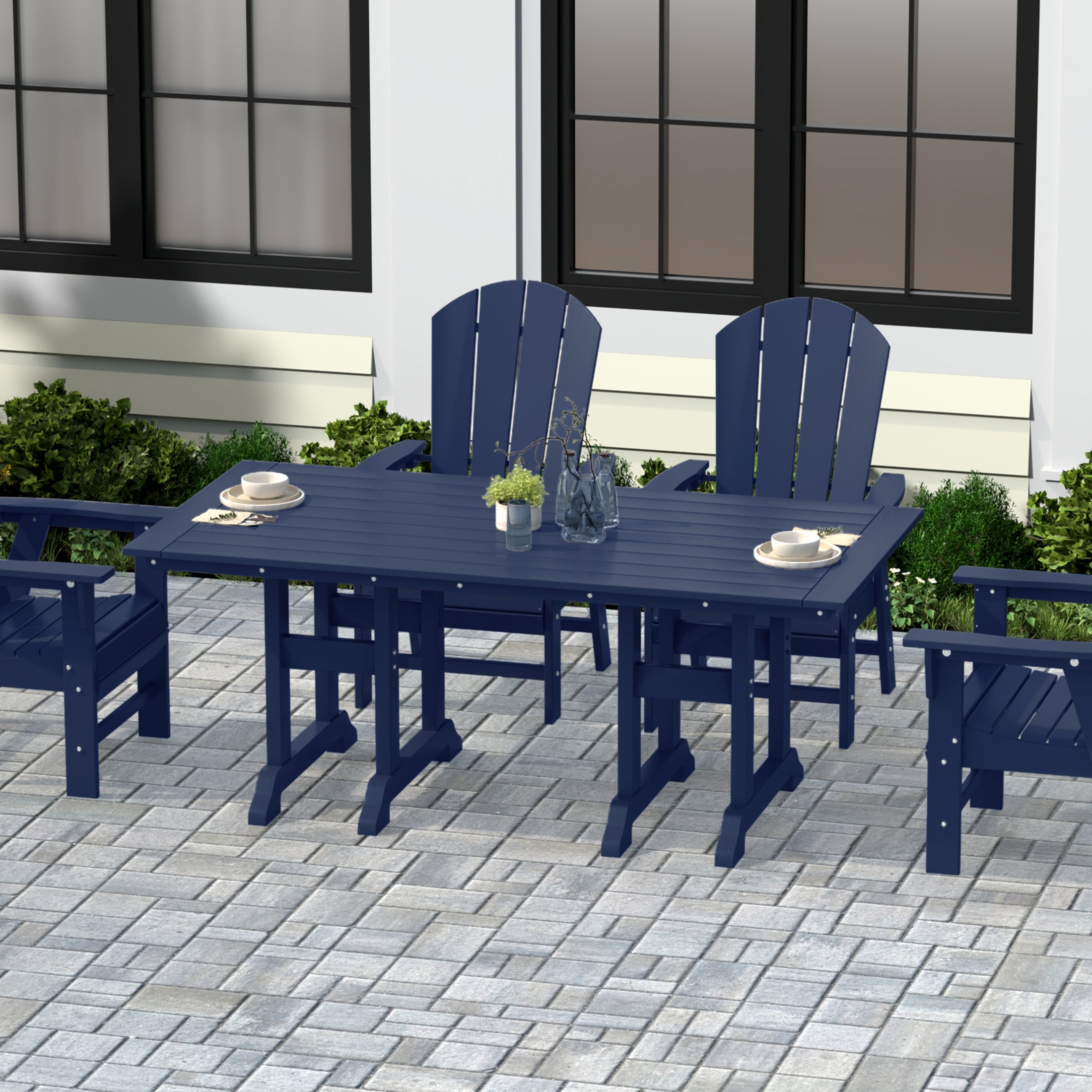 Paradise 71" Outdoor Patio Dining Table