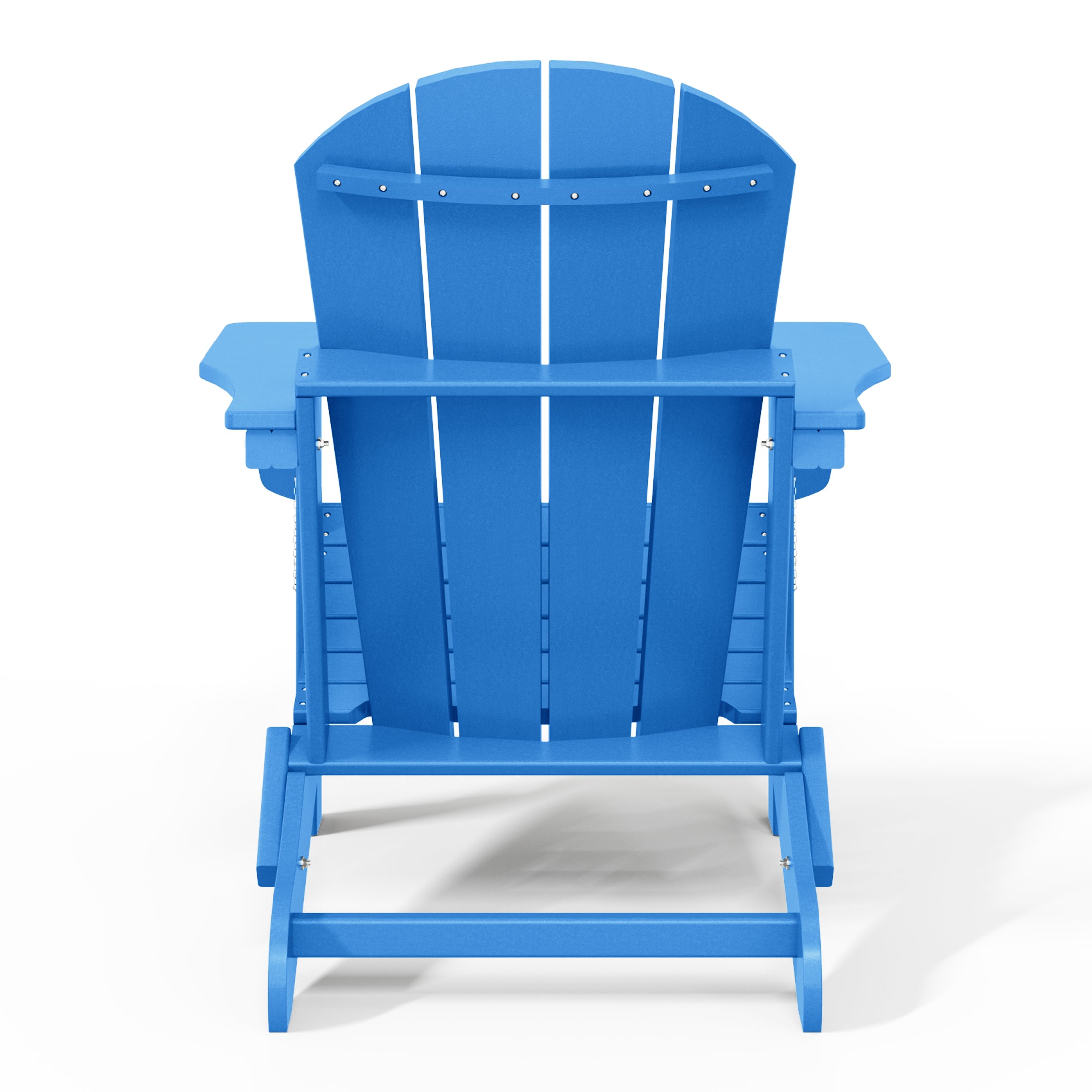 Paradise HDPE Outdoor Patio Folding Poly Adirondack Chair