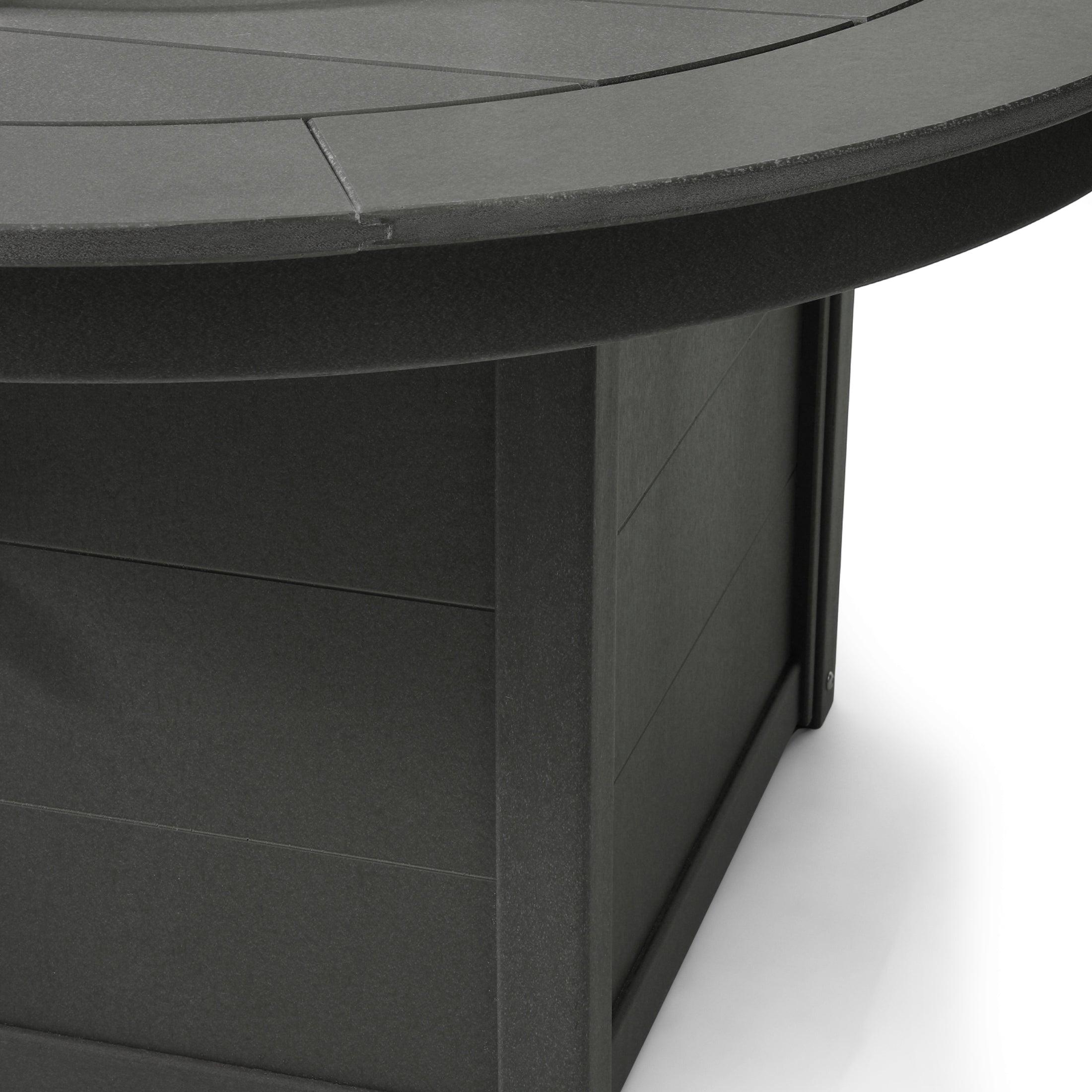 Sol 47" Modern Outdoor 55,000 BTU Patio Propane Round Fire Pit Table