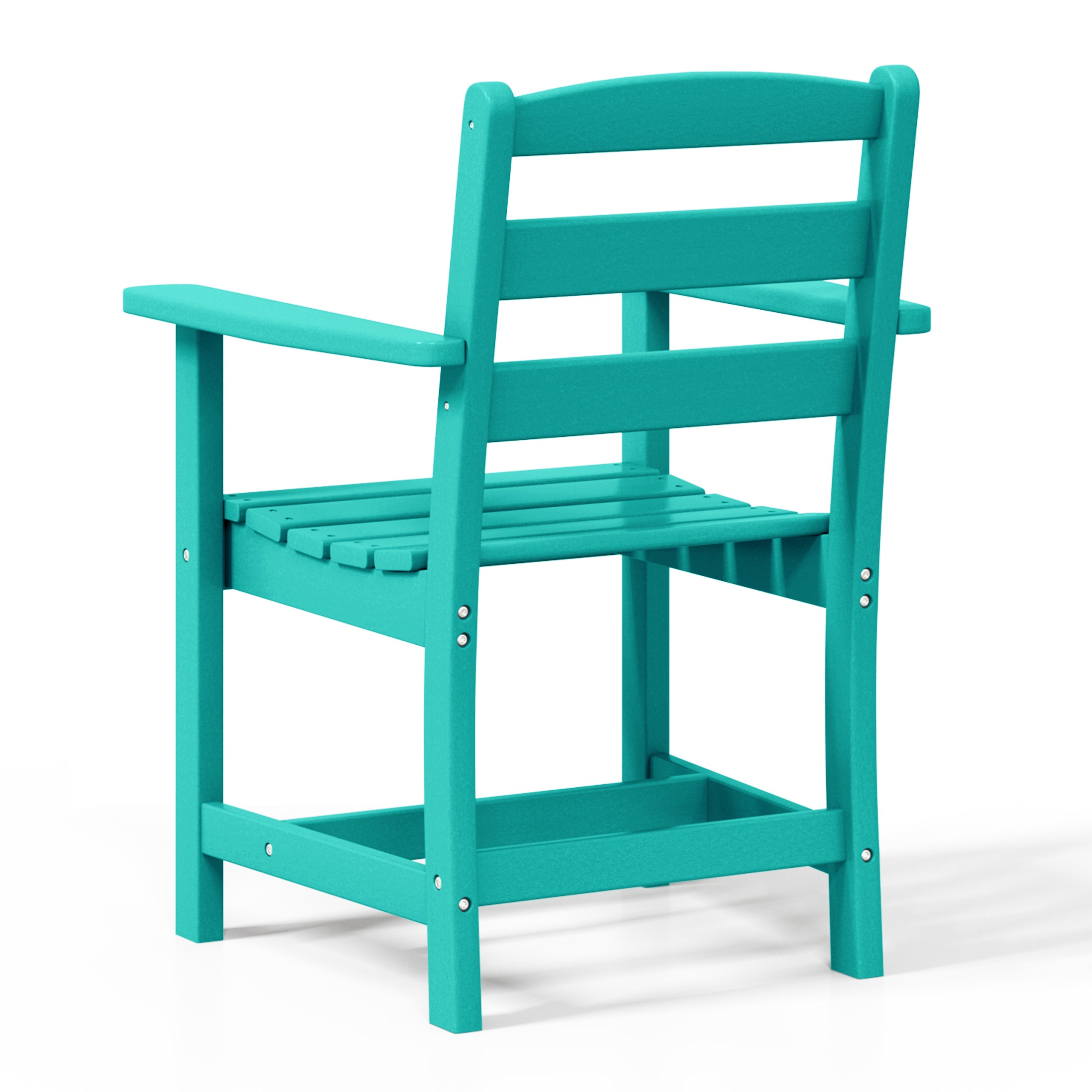 Palms Outdoor HDPE Patio Classic Dining Arm Chair