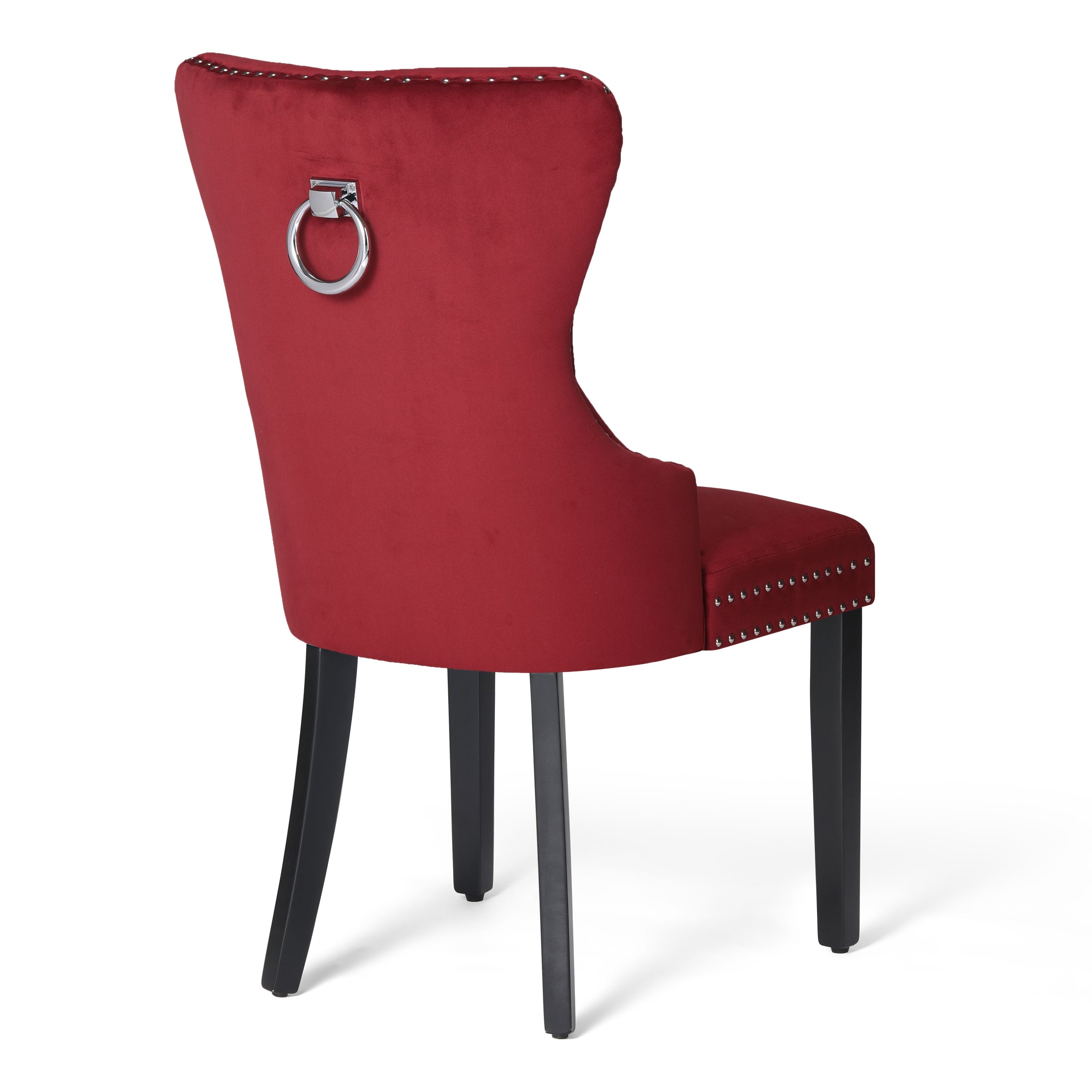 Hank Velvet Upholstered Tufted Dining Chairs (Set of 6)