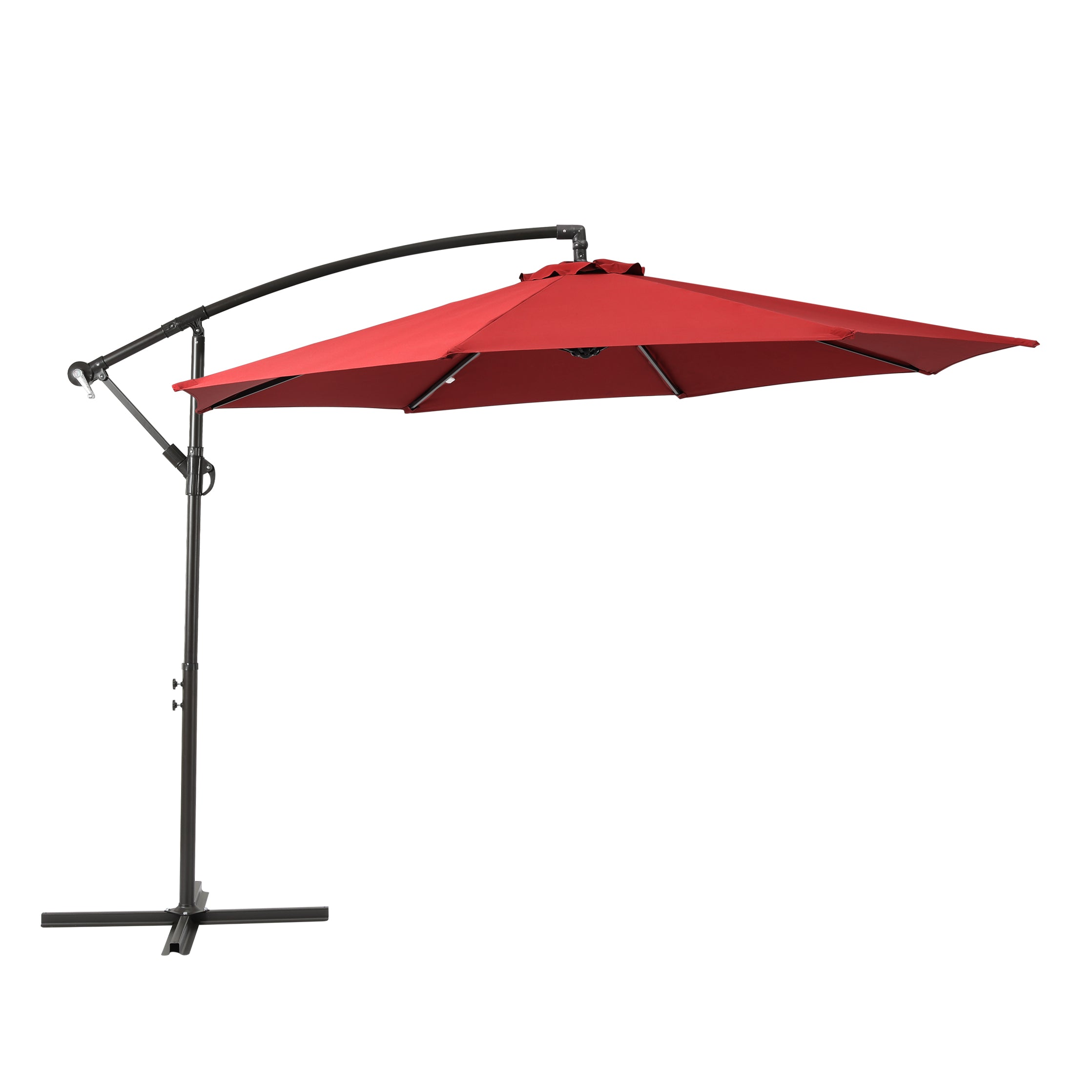 Elm 10 ft. Outdoor / Patio Cantilever Hanging Umbrella
