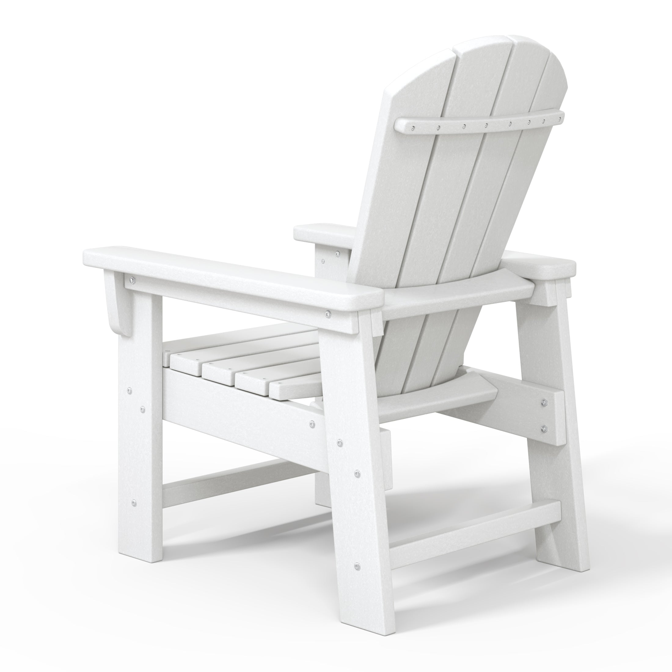 Paradise Kids Outdoor Adirondack Plastic Patio Chair (Set of 2)