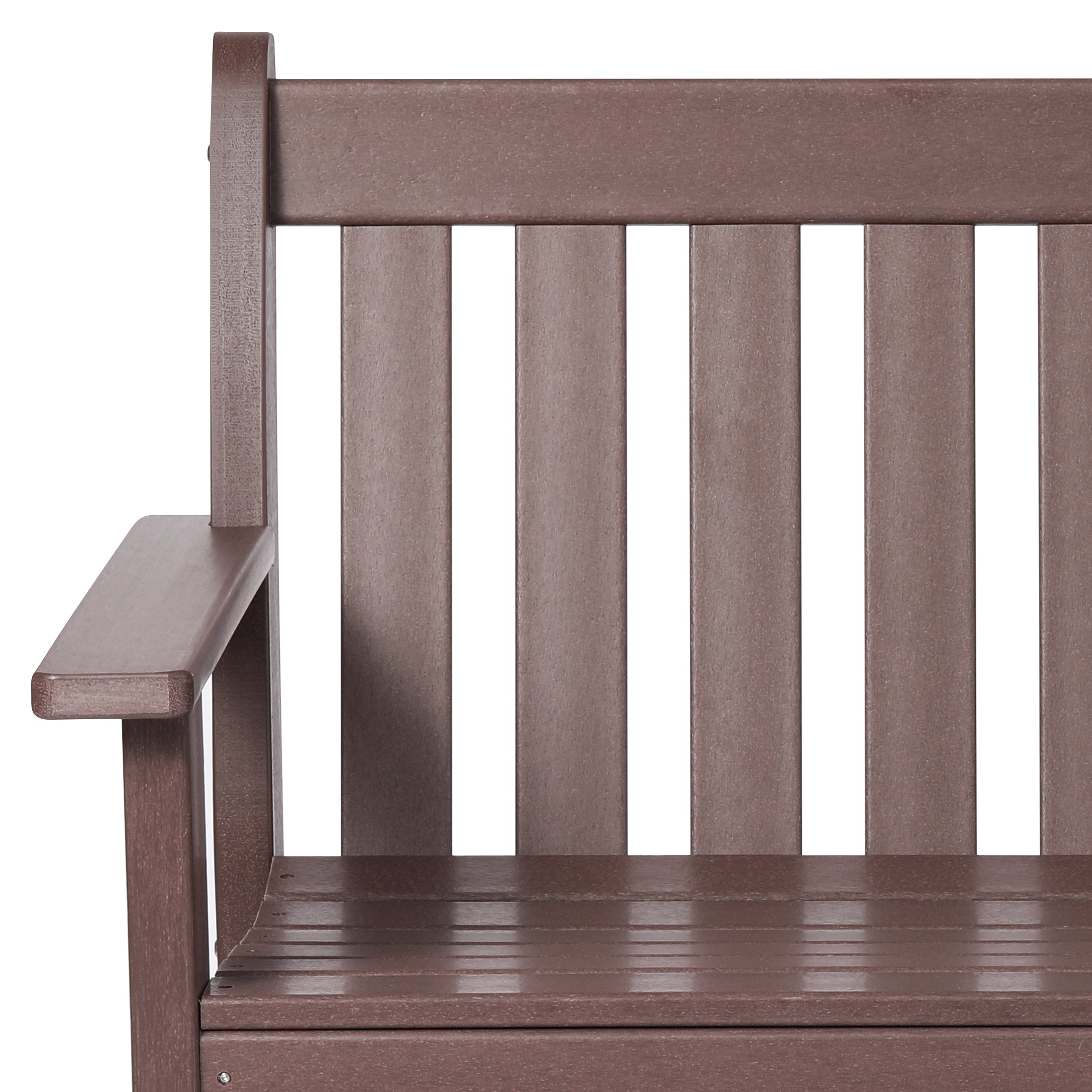Paradise 3-Piece HDPE Outdoor Patio Furniture Couch and Coffee Table Set