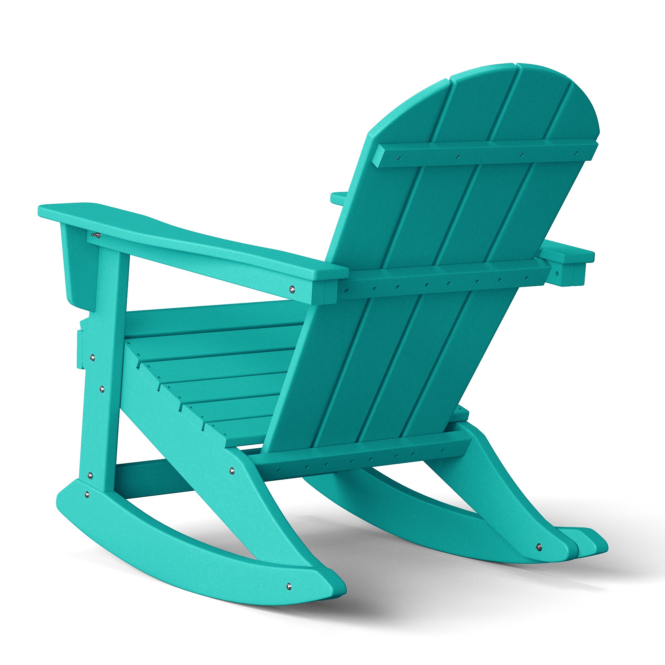 Paradise 2 piece set Outdoor / Patio Poly Adirondack rocking chairs ( 2 seater )