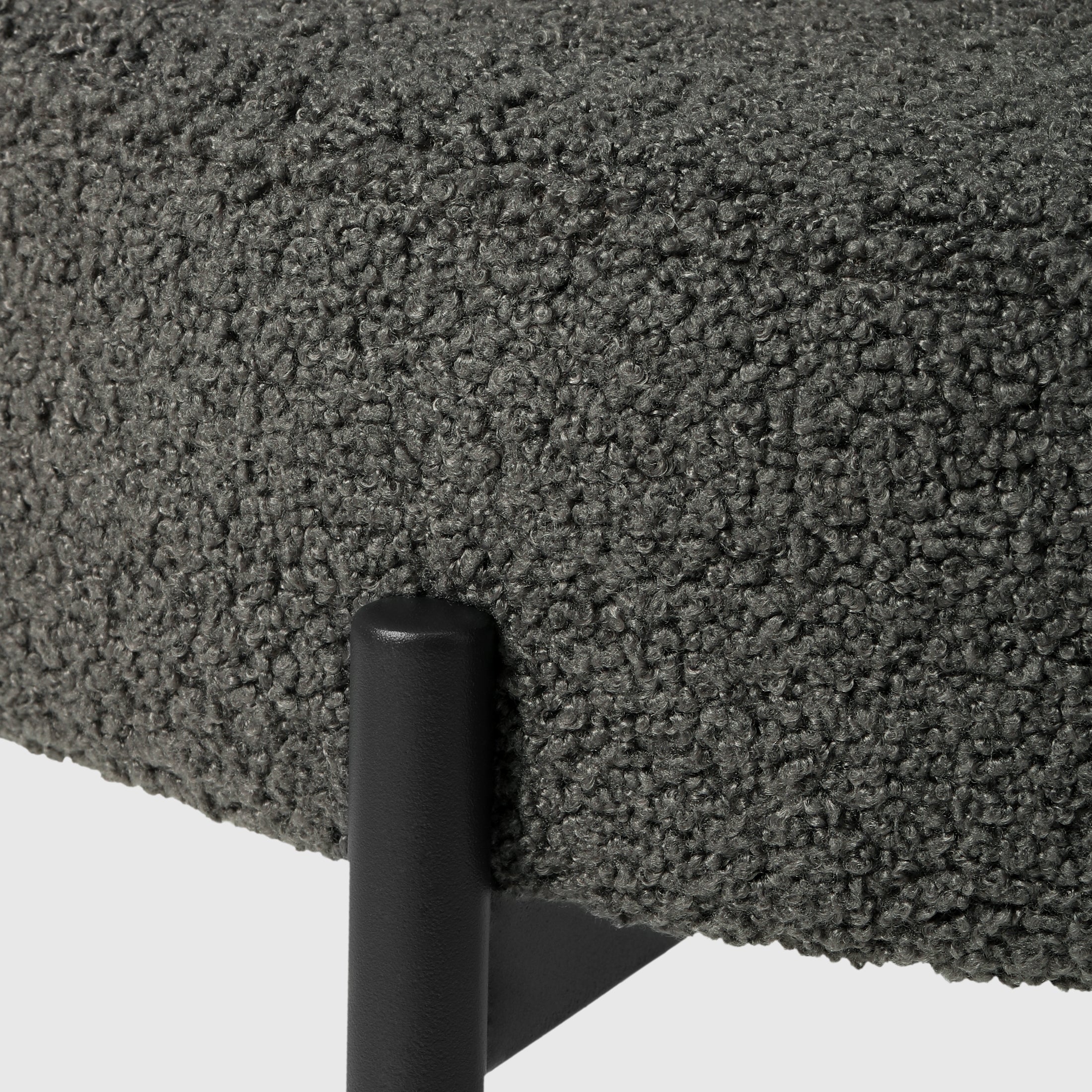 Celine Mid-Century Modern Upholstered Sherpa Round Dining Chairs (Set of 4)