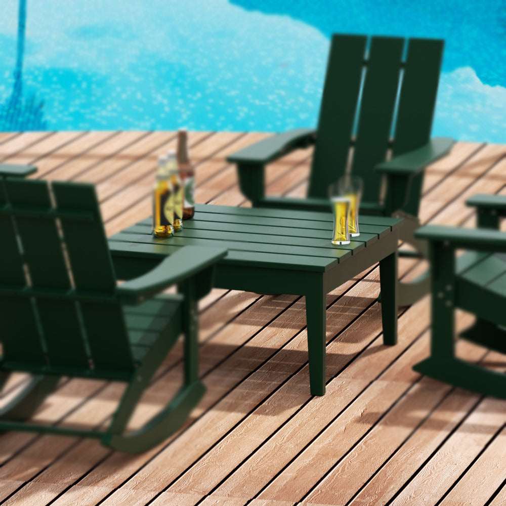 Palms Outdoor Patio Modern Adirondack Conversation Table