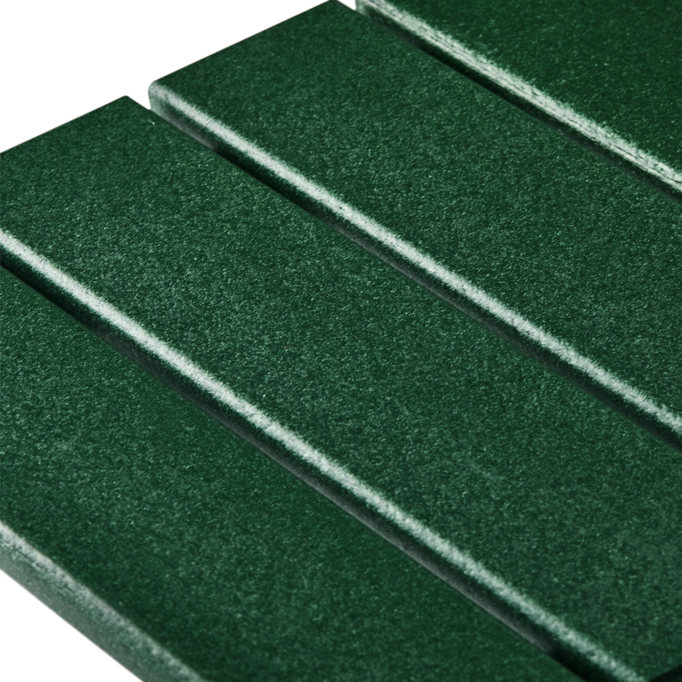 Lakeview 3-Piece Outdoor Patio HDPE Adirondack Chair With Cup Holder and Table Set