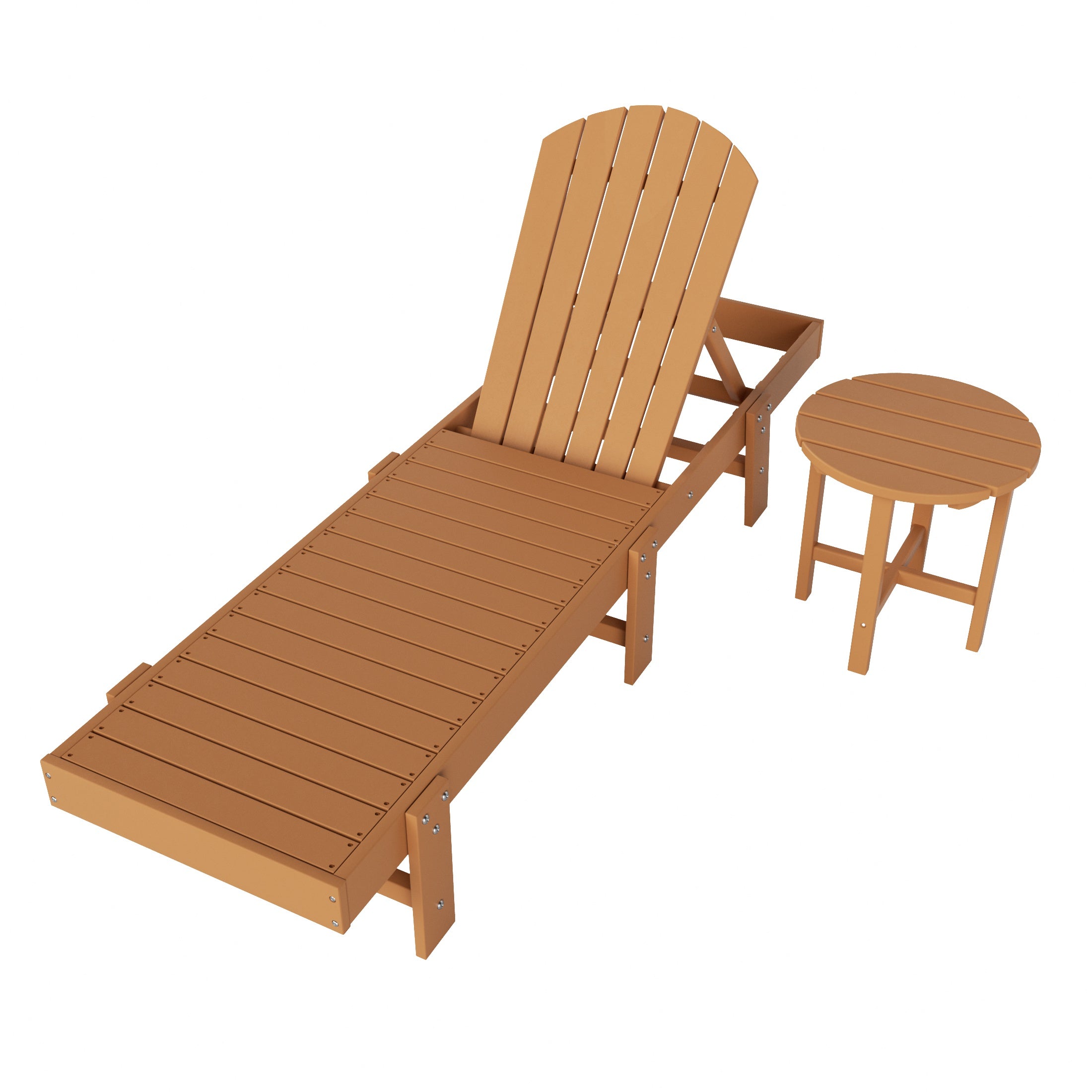 Portside 2 Piece Poly Reclining Chaise Lounge