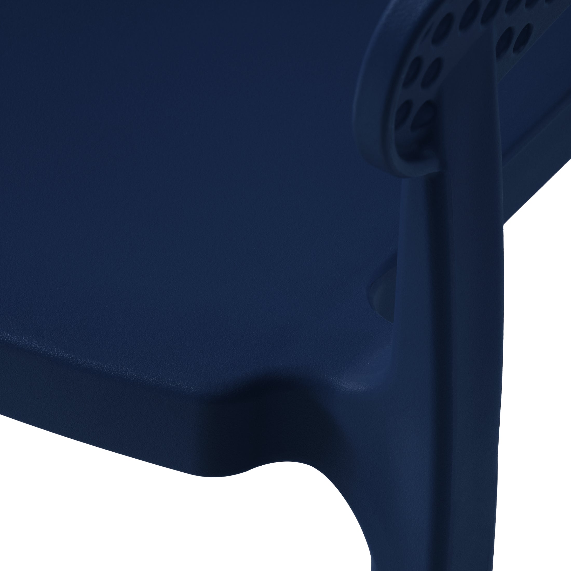 Sunshine Outdoor Modern Stackable Plastic Resin Patio Dining Armchair (Set of 2)