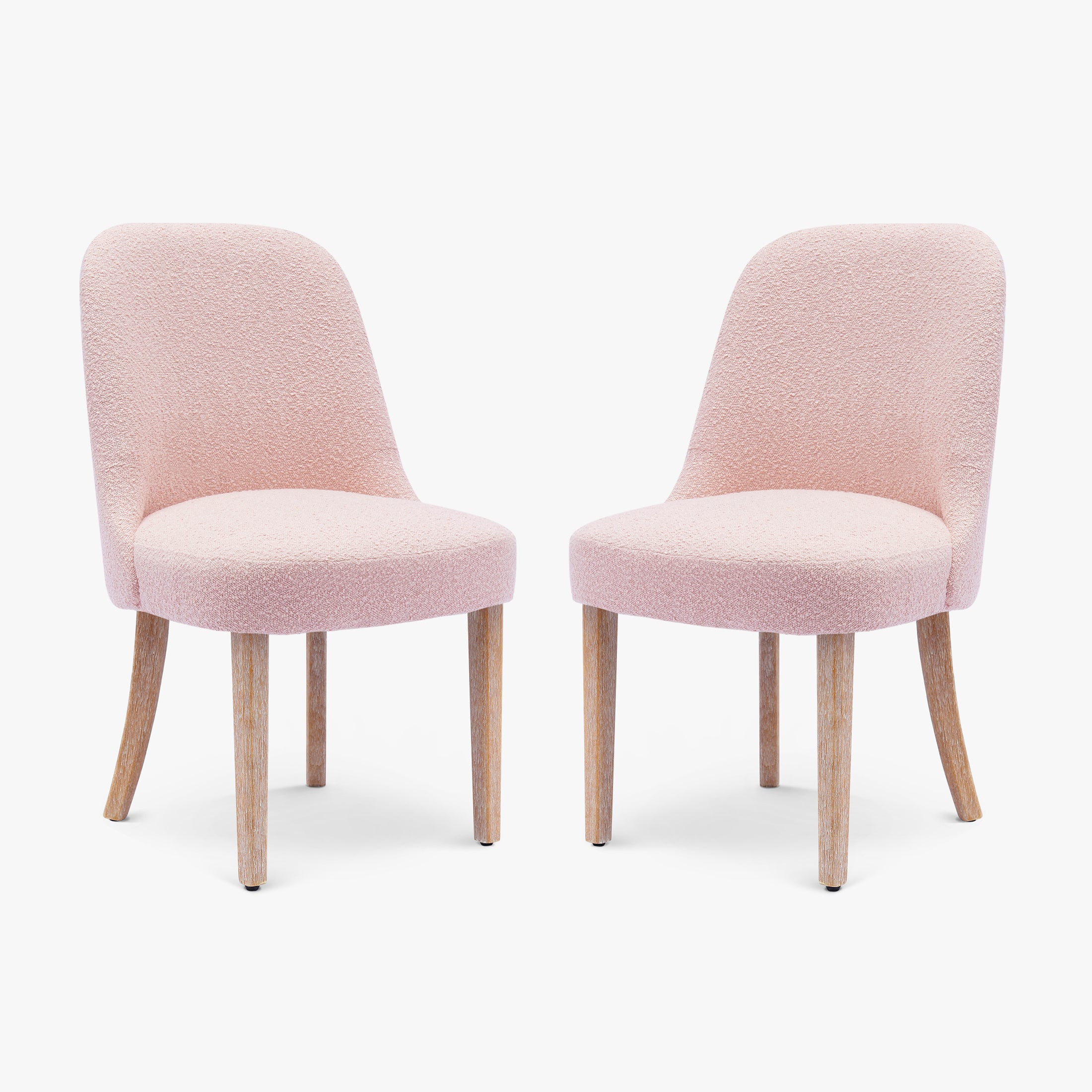 Amélie Mid-Century Modern Upholstered Boucle Dining Chair