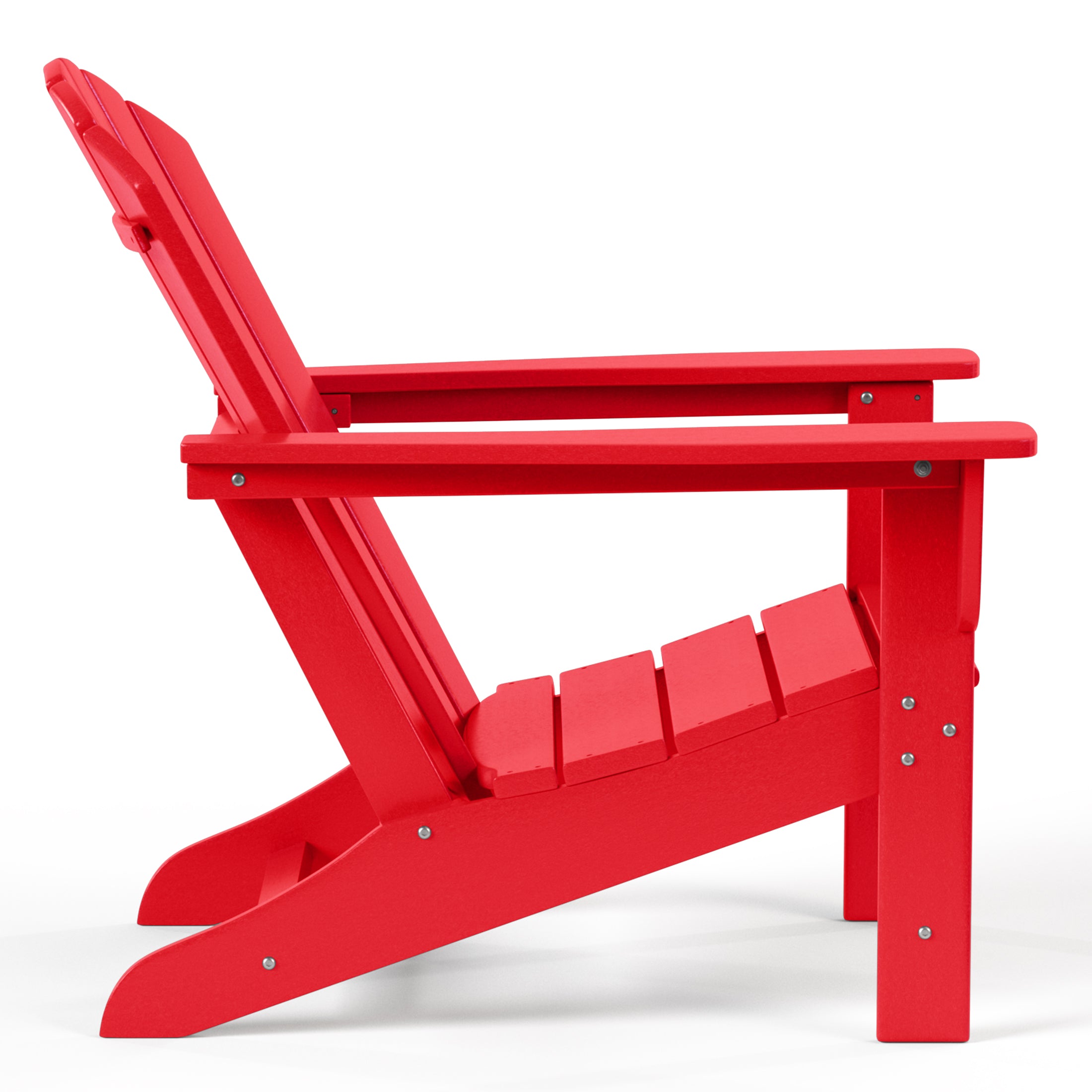 Portside Outdoor Adirondack Chair With Ottoman And Side Table 5-Piece Set