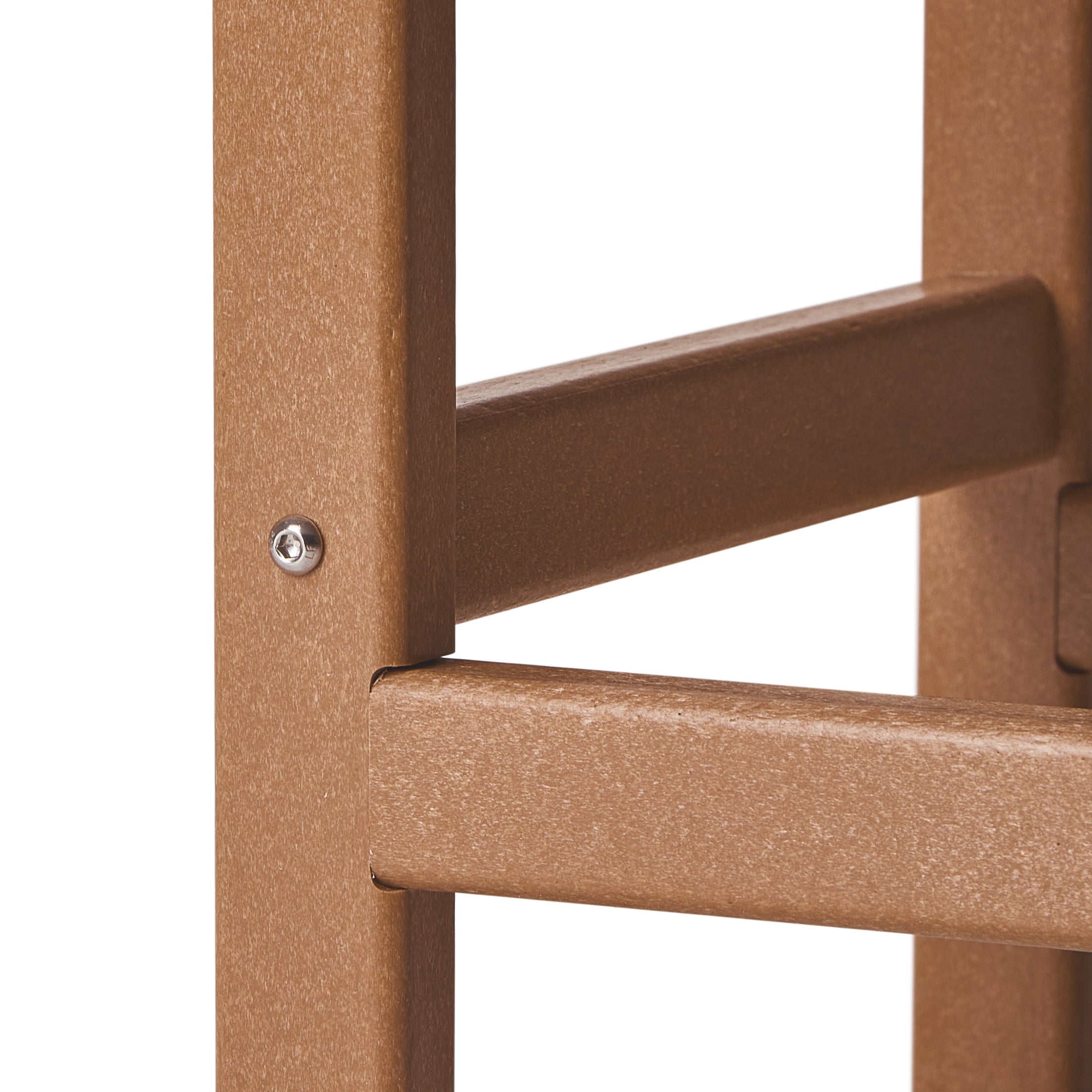 Lakeview 3-Piece Outdoor Patio HDPE Adirondack Chair With Cup Holder and Table Set