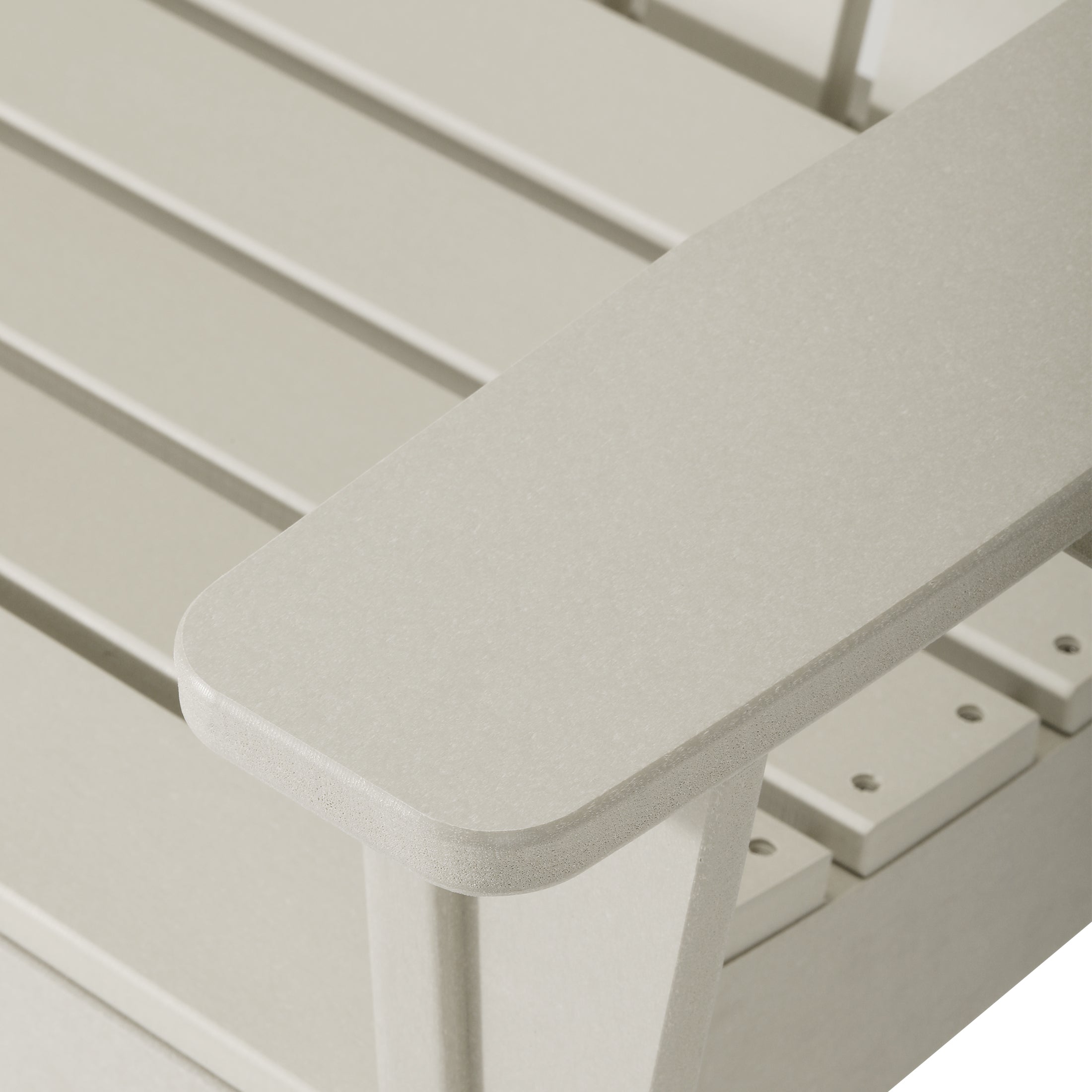 Savannah Outdoor Patio 49" HDPE Adirondack Garden Bench