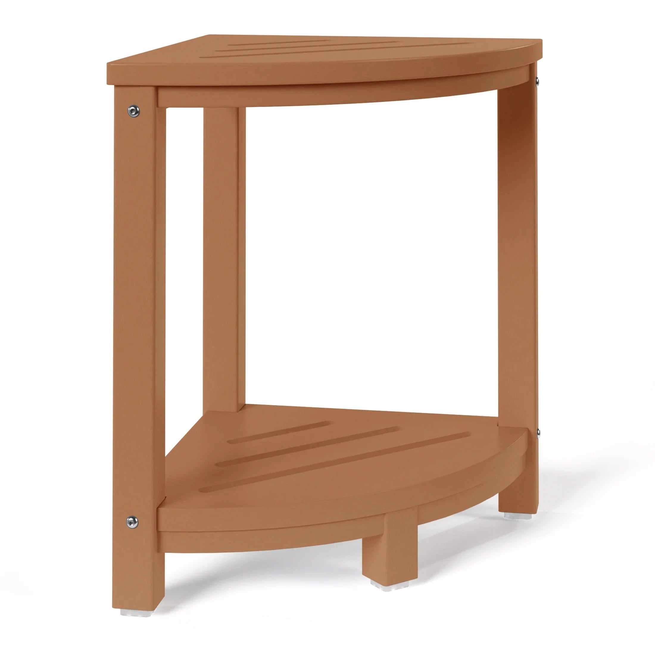 Ventura HDPE Plastic Waterproof Shower Corner Bench