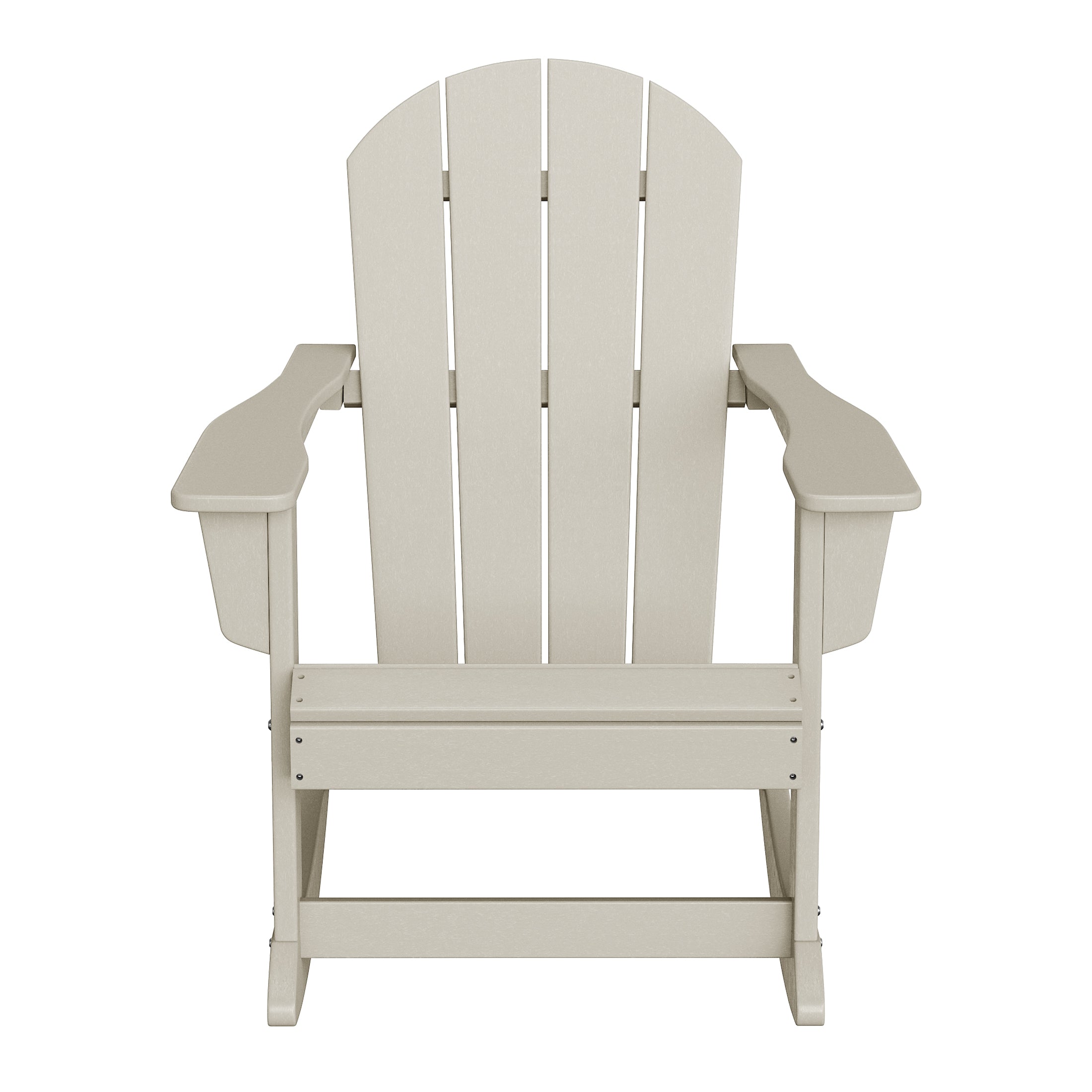 Paradise 3-Piece set Outdoor / Patio Poly Adirondack rocking chairs with a side table ( 2 seater )