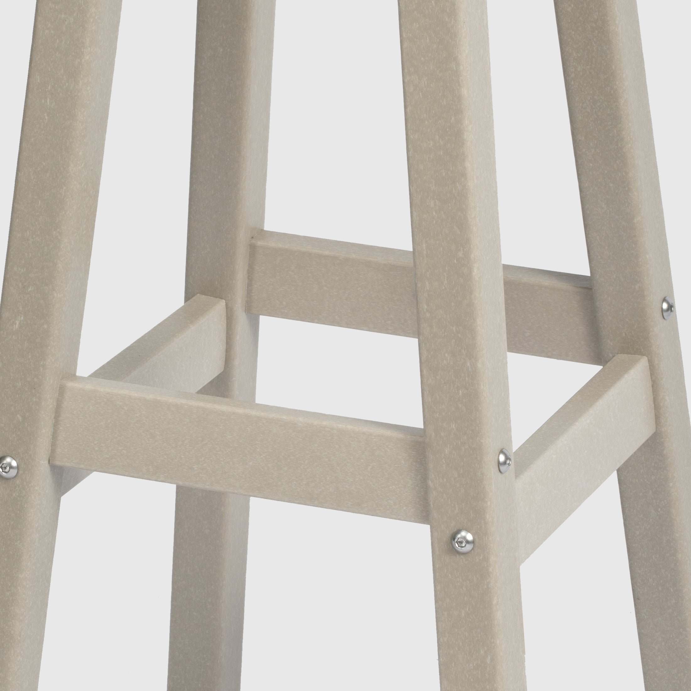 Paradise 29" HDPE Outdoor Patio Round Bar Stool