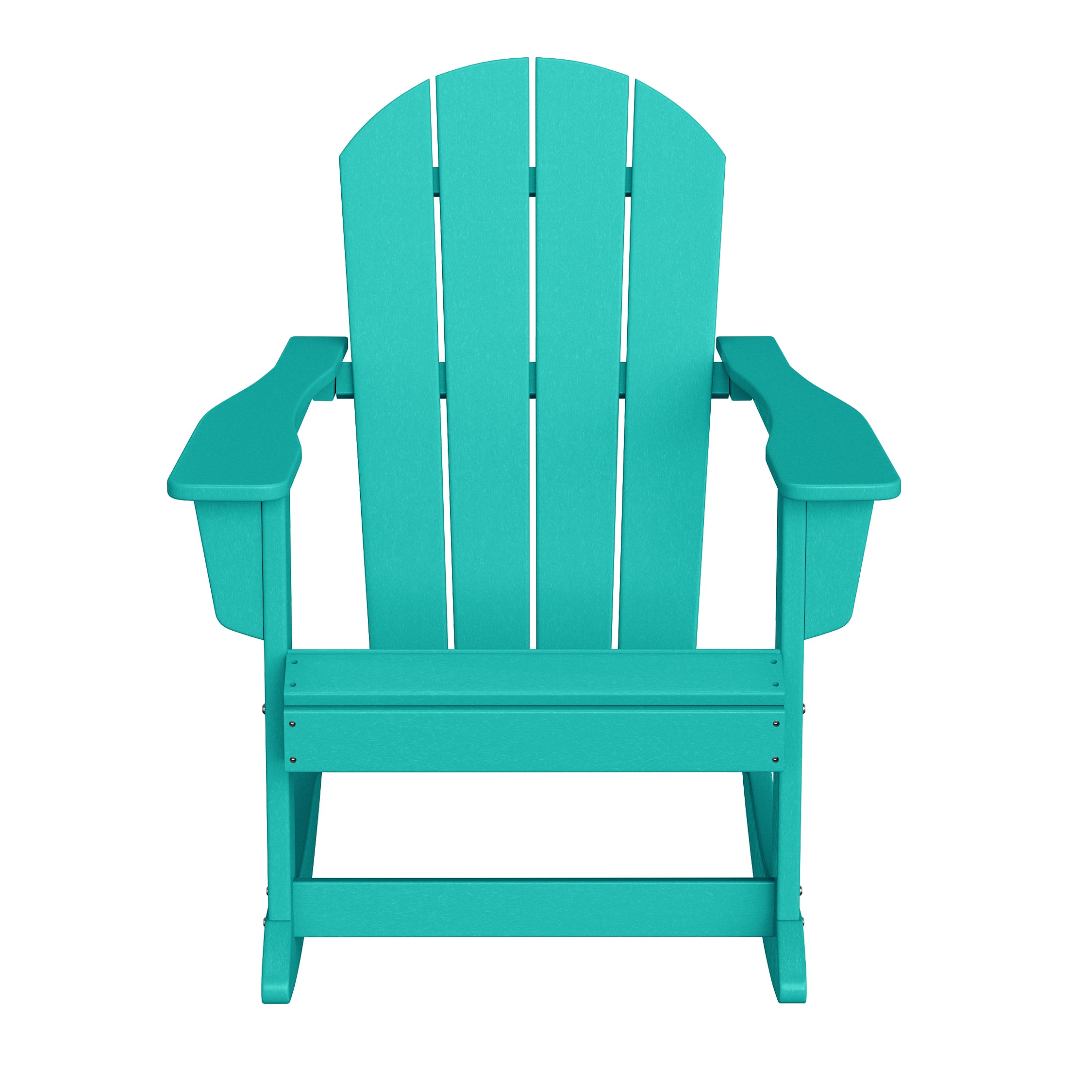 Paradise 3-Piece set Outdoor / Patio Poly Adirondack rocking chairs with a side table ( 2 seater )