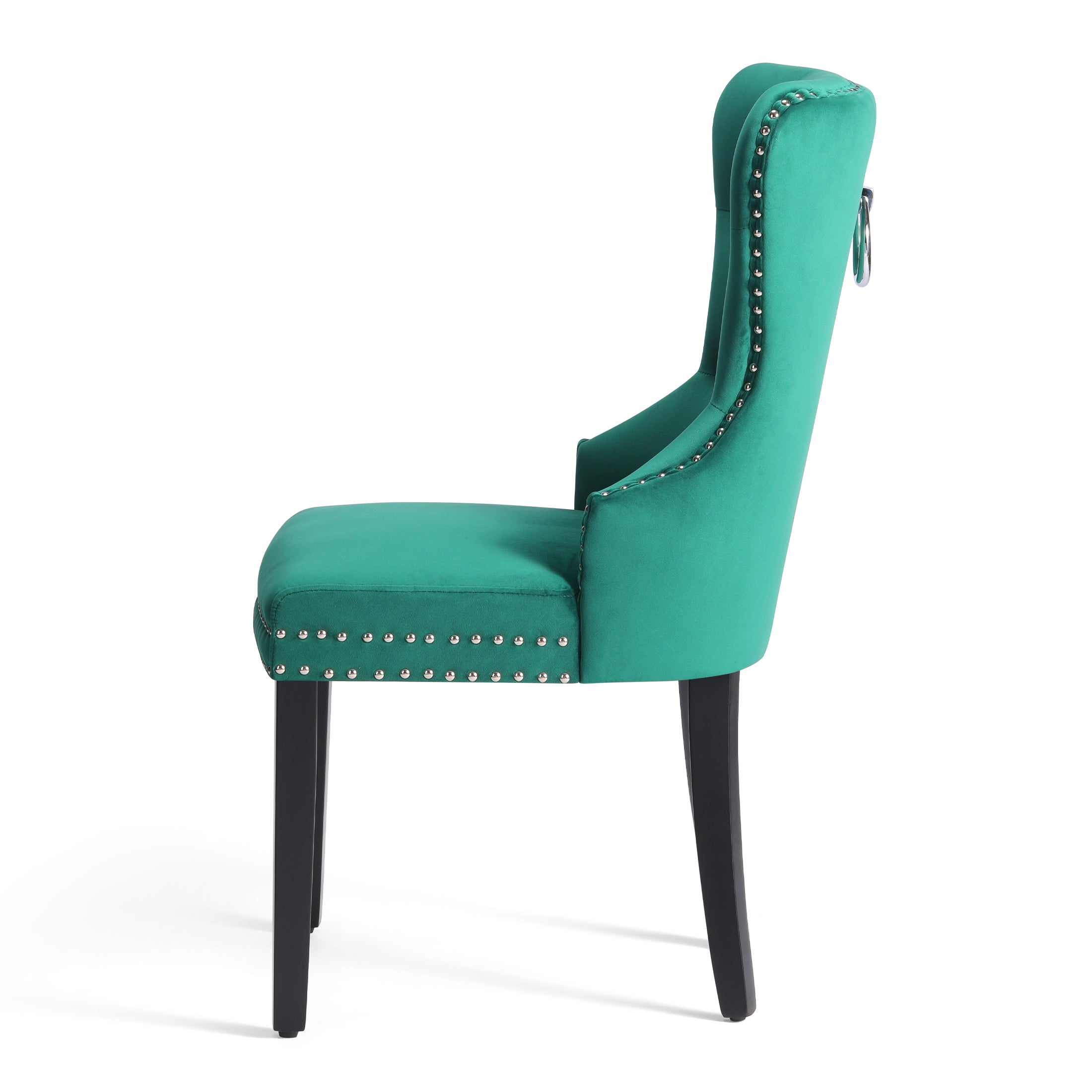 Hank Velvet Upholstered Tufted Dining Chairs (Set of 6)