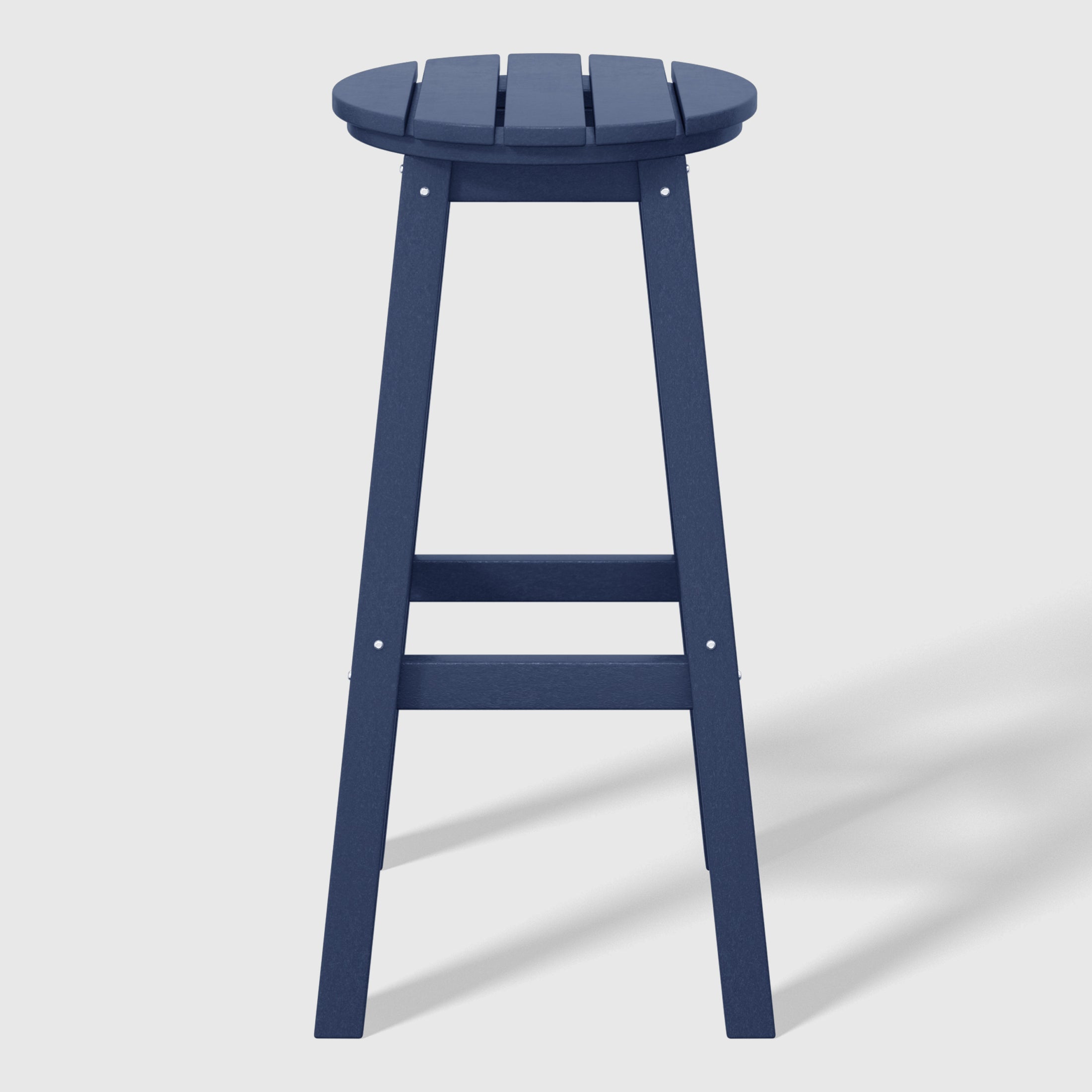 Paradise 29" HDPE Outdoor Patio Round Bar Stool Set of 2