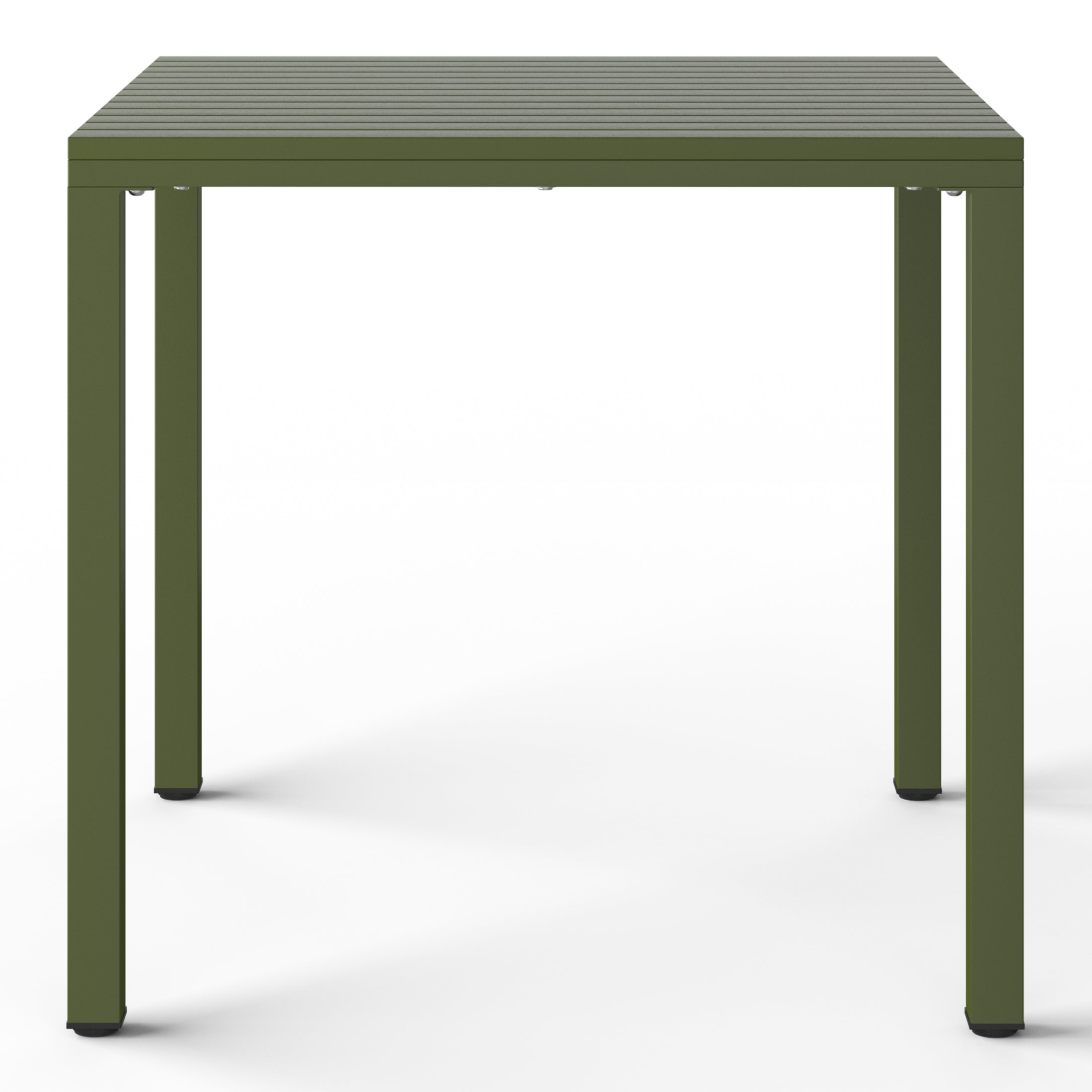 Sunshine 5-Piece Outdoor Metal Frame Dining Table Patio Set with Stackable Patio Dining Chairs