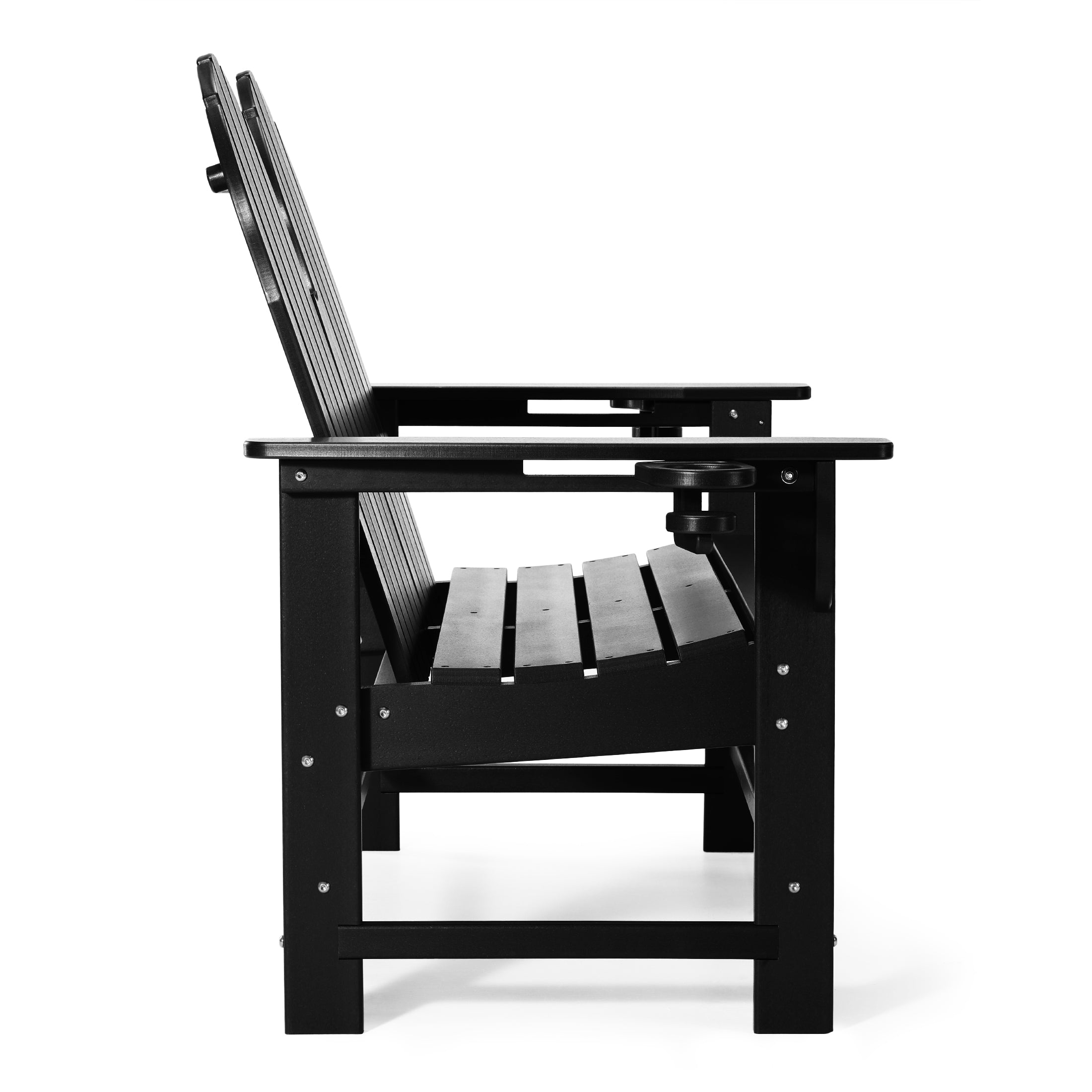 Savannah Outdoor Patio 49" HDPE Adirondack Garden Bench