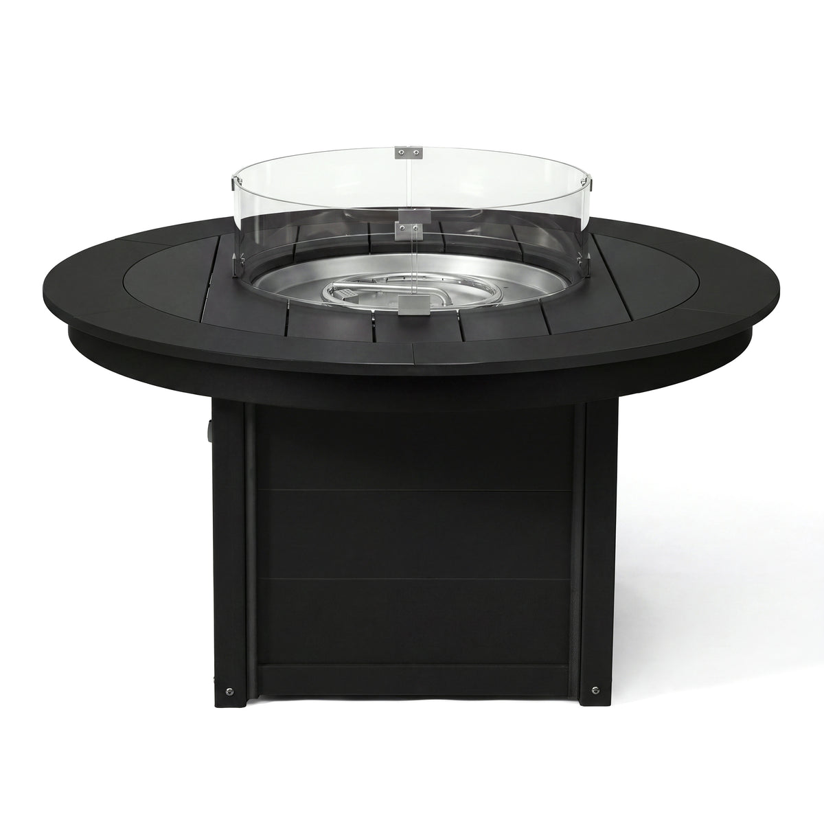 Sol 47" Modern Outdoor 55,000 BTU Patio Propane Round Fire Pit Table