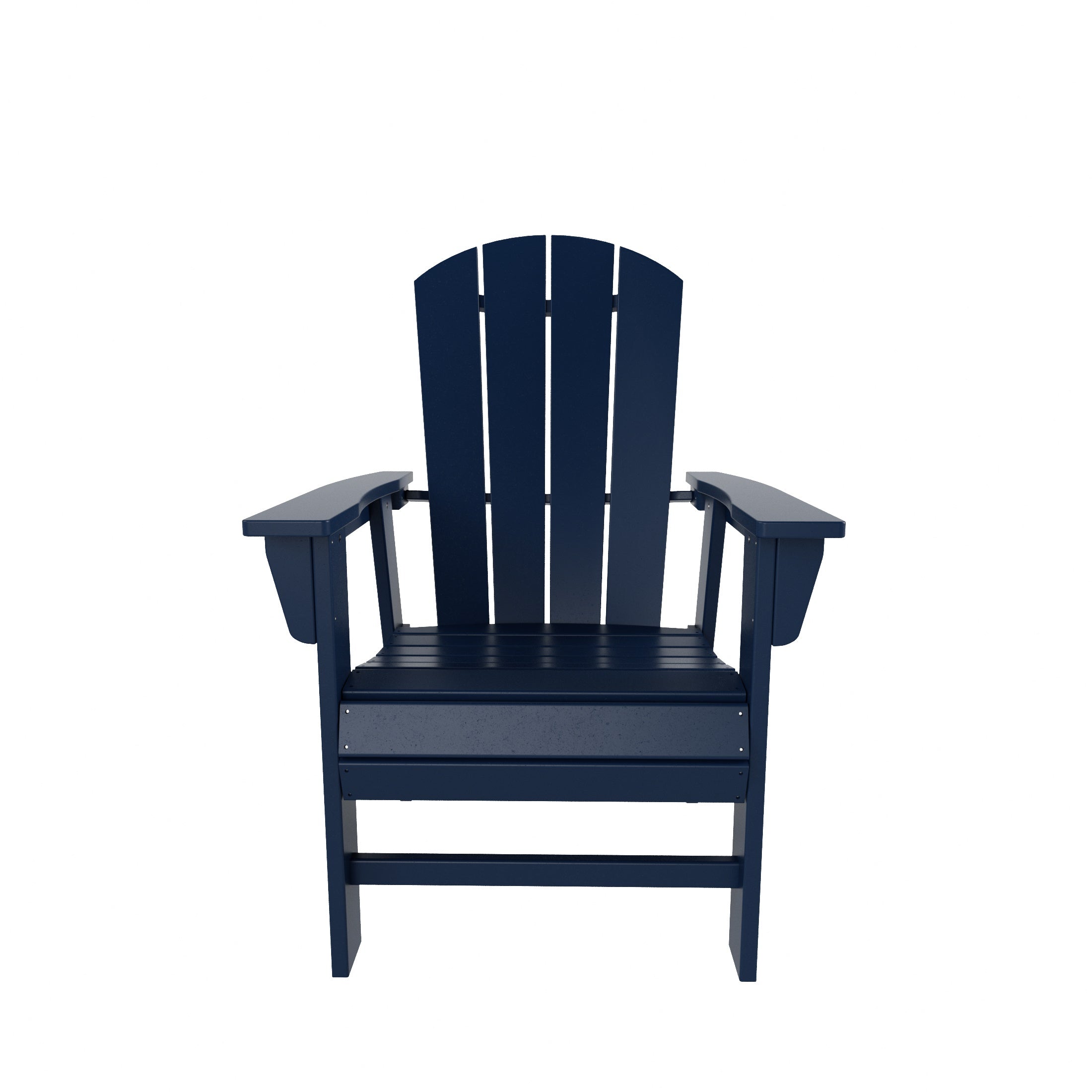 Paradise Malibu Outdoor Patio HDPE Plastic Adirondack Dining Chair