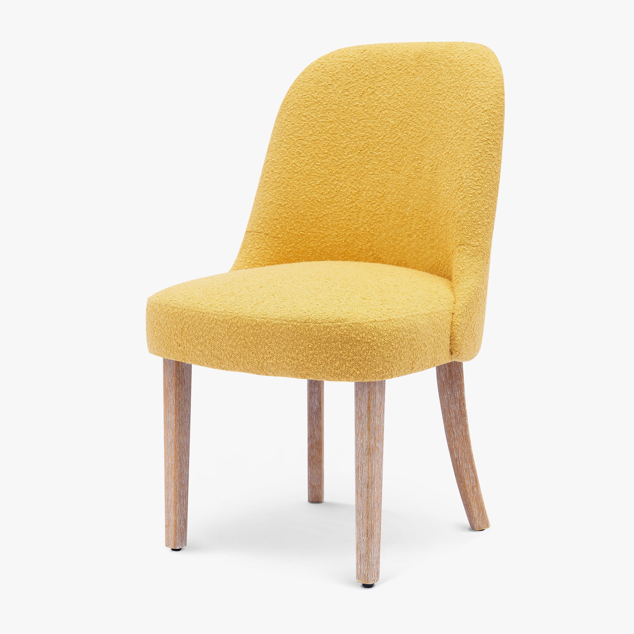 Amélie Mid-Century Modern Upholstered Boucle Dining Chair