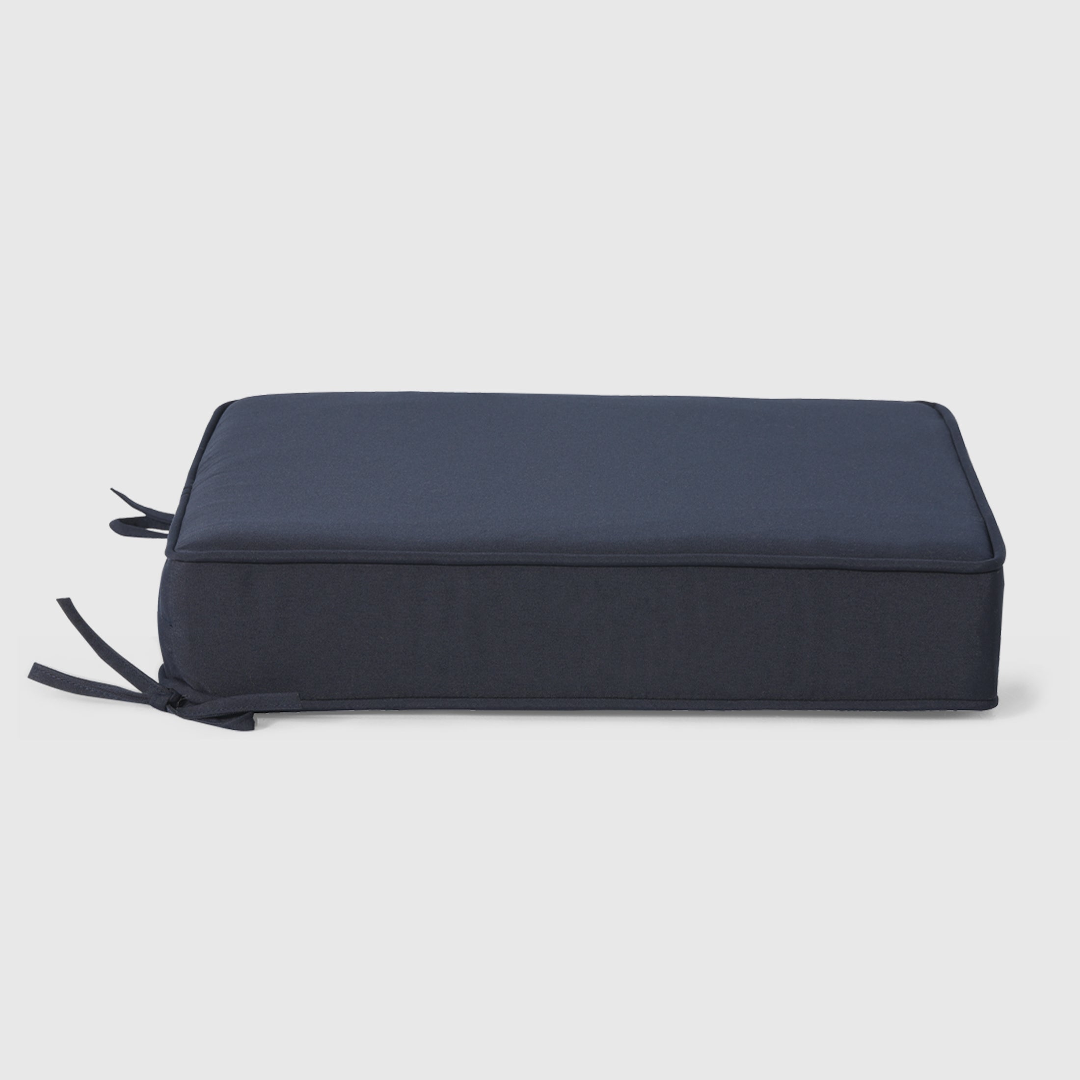 Harmony Outdoor Patio Furniture Seat Chair Square Cushions with Piping. Set of 2, 20" x 19"
