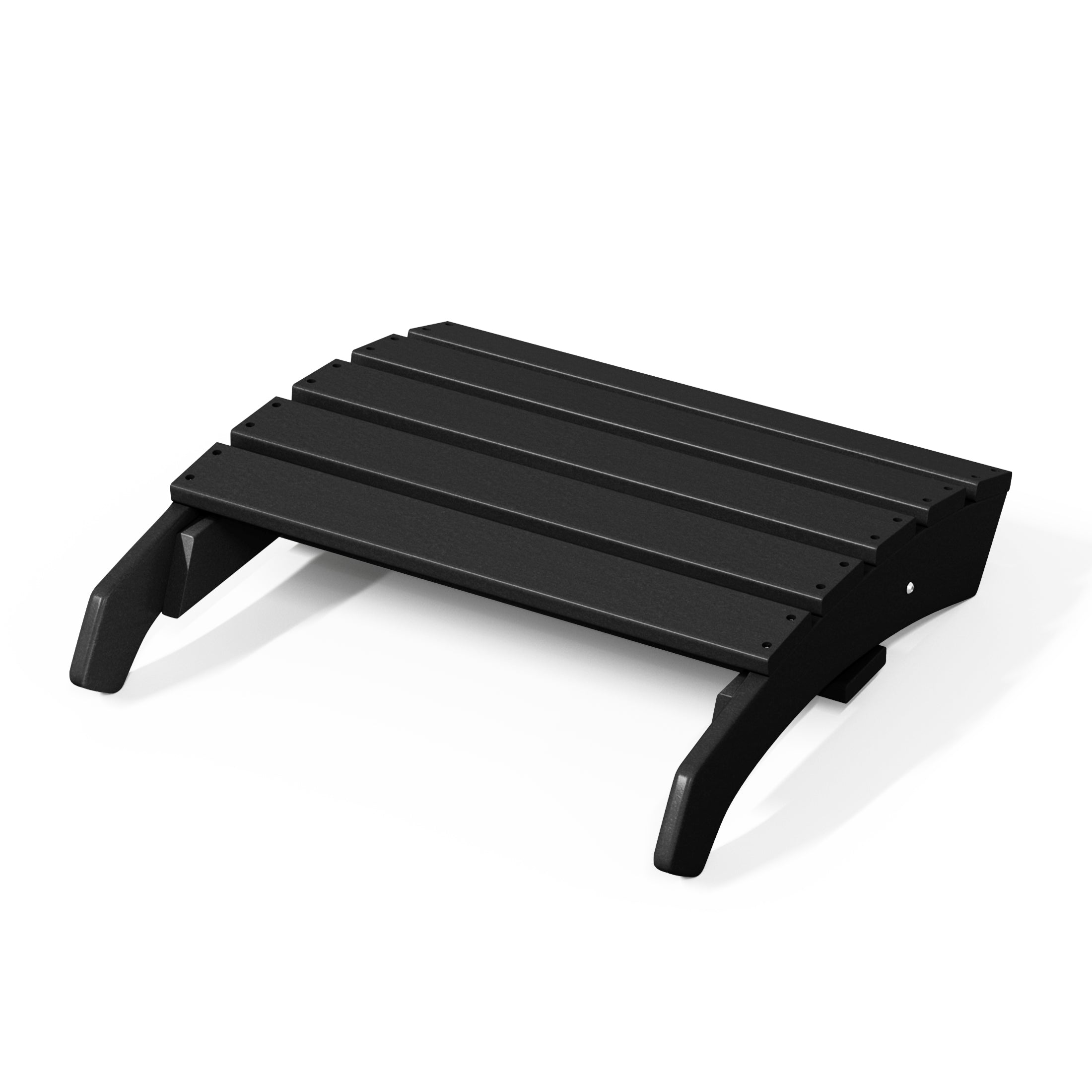 Portside Outdoor Patio HDPE Adirondack Ottoman Footrest