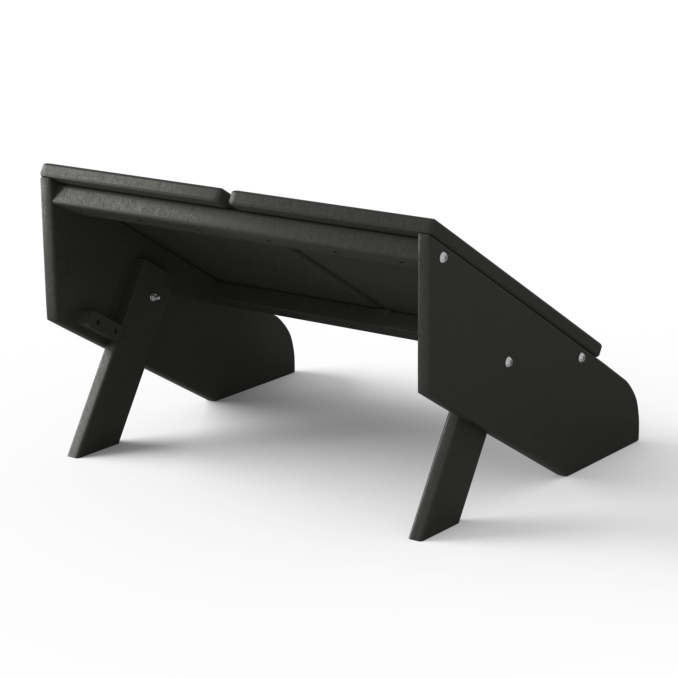 Seaview Modern HDPE Plastic Folding Patio Adirondack Ottoman