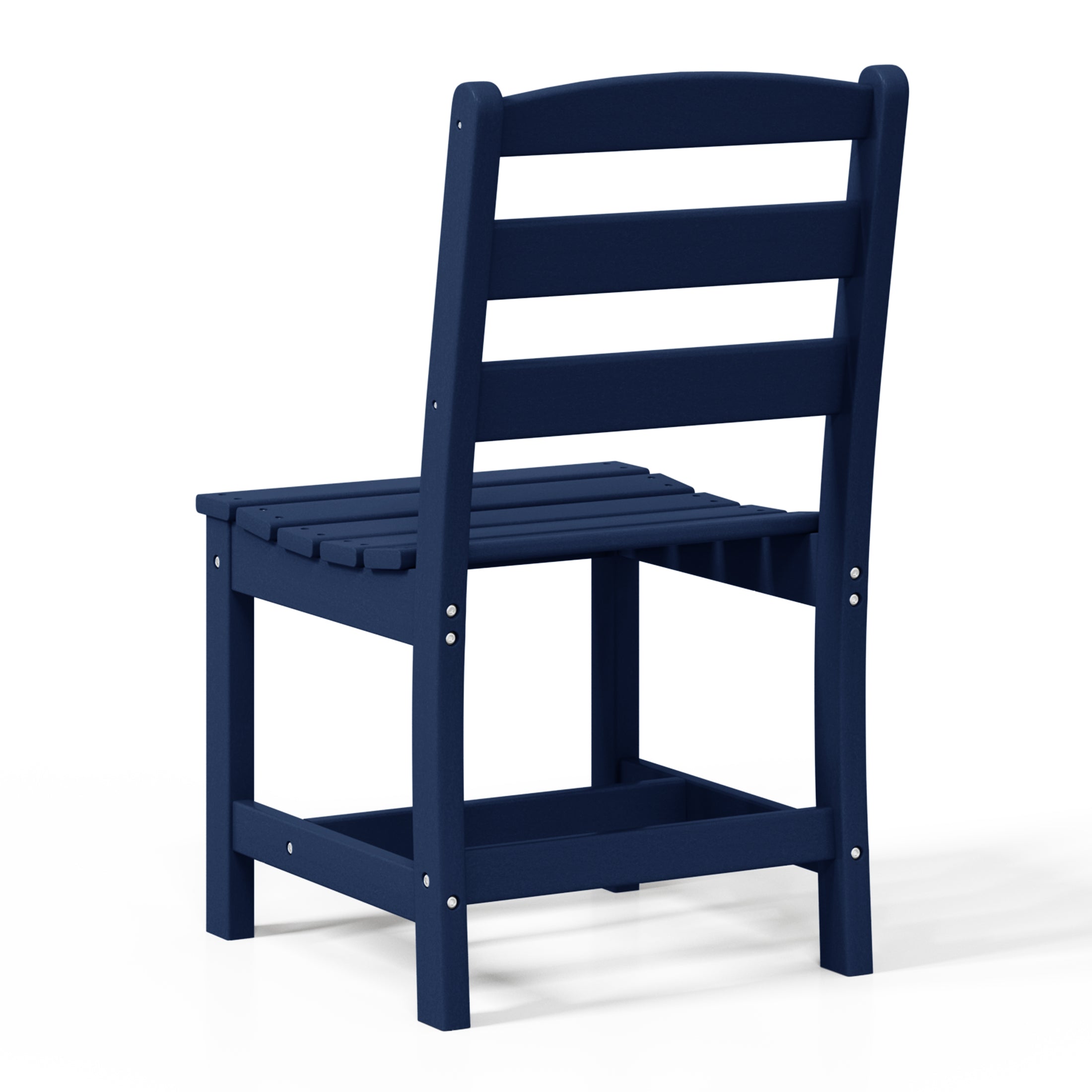 Palms Outdoor HDPE Patio Classic Armless Dining Side Chair