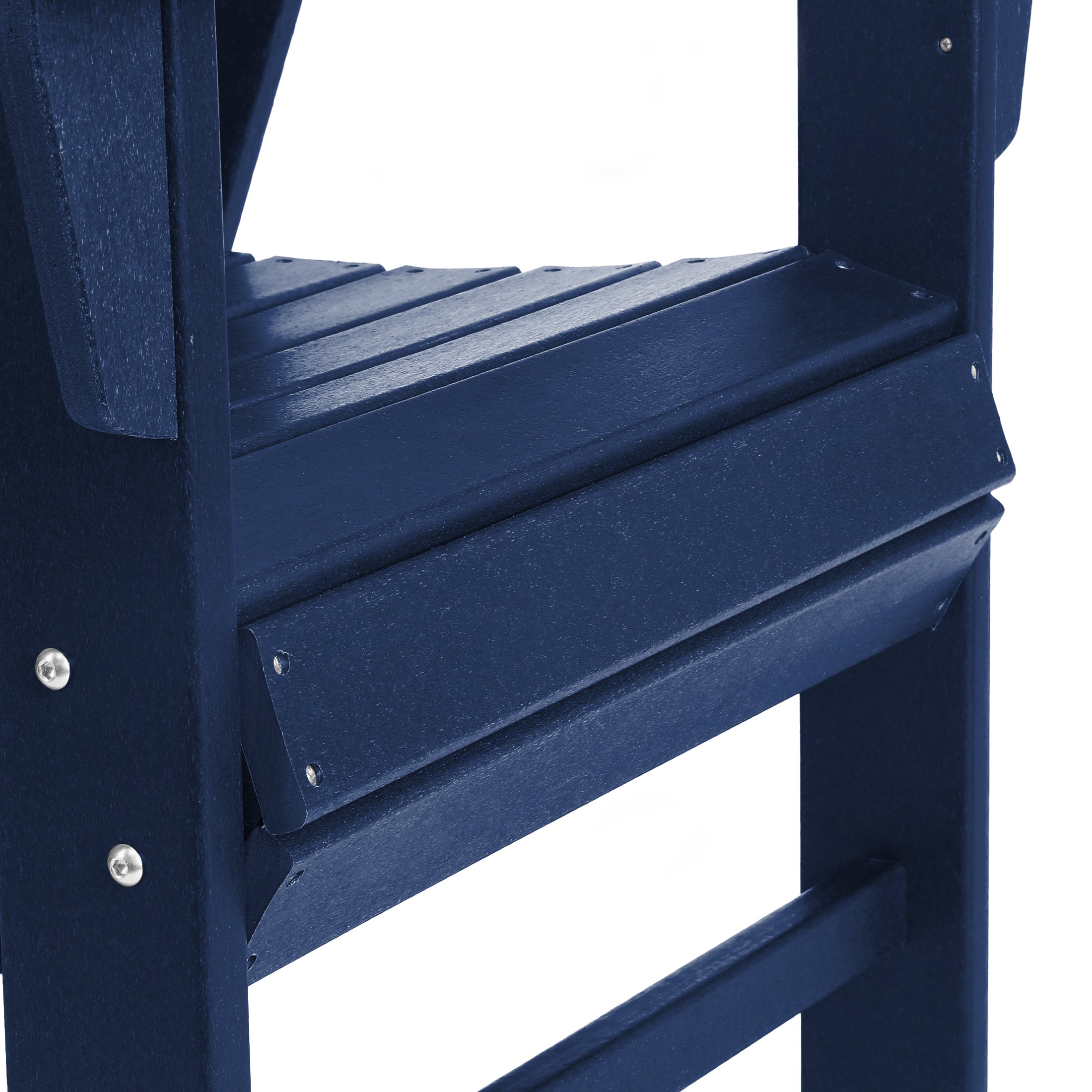 Palms Outdoor Patio HDPE Plastic Modern Adirondack Dining Chair