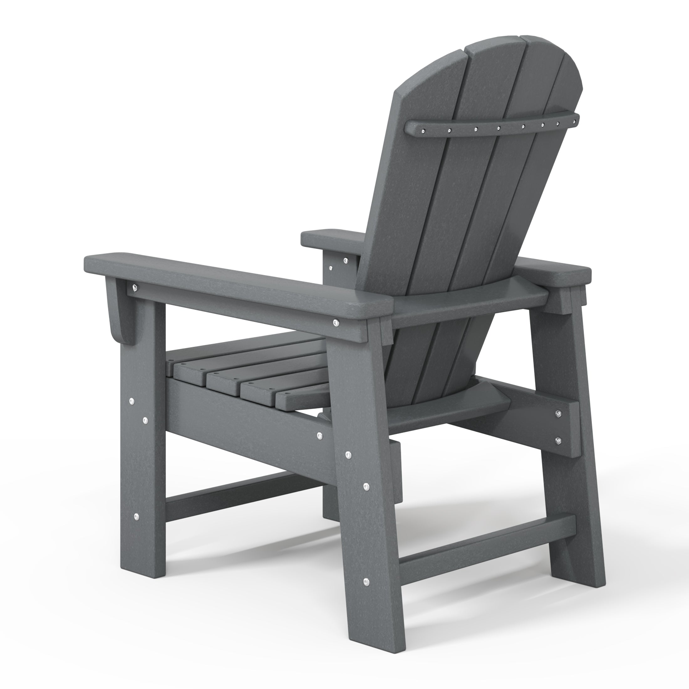 Paradise Kids Outdoor Adirondack Plastic Patio Chair (Set of 2)