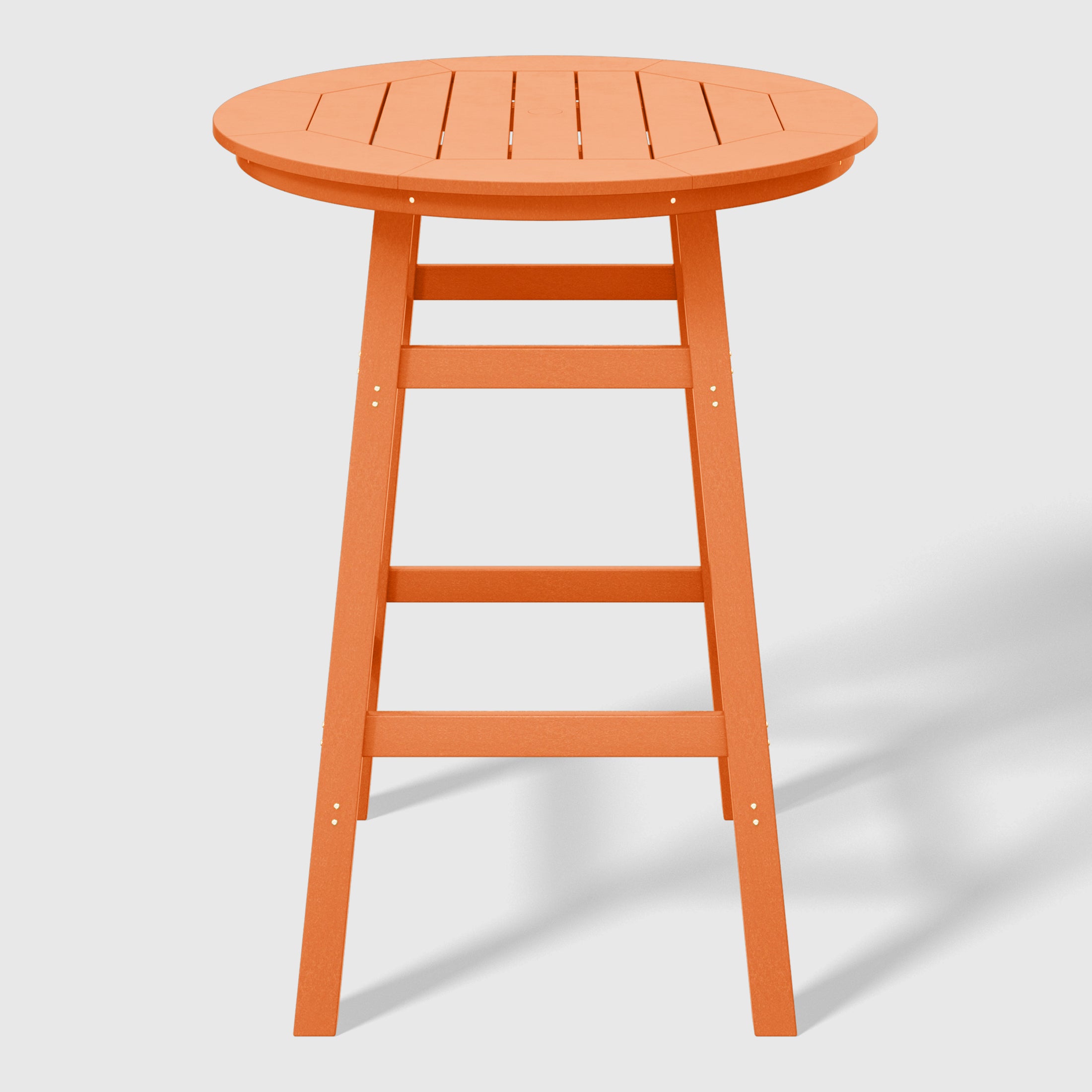 Paradise Outdoor 35" HDPE Round Patio Bar Height Table