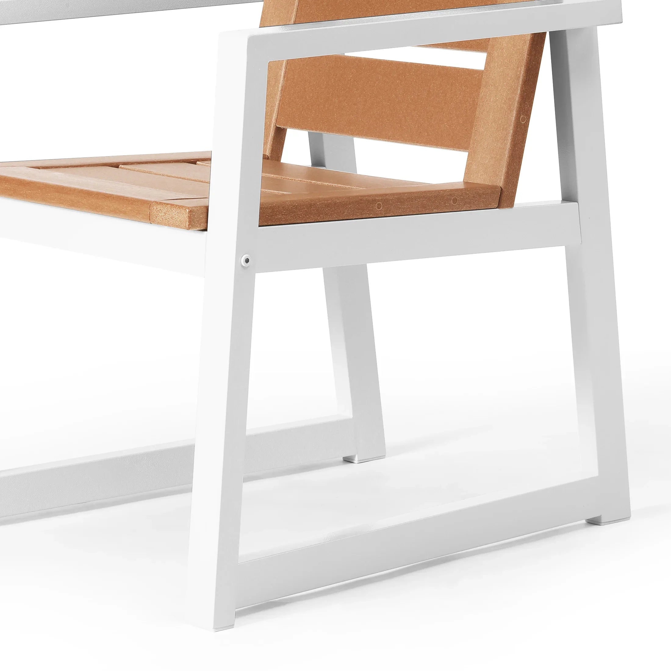 Stinson HDPE Outdoor Patio Dining Arm Chair