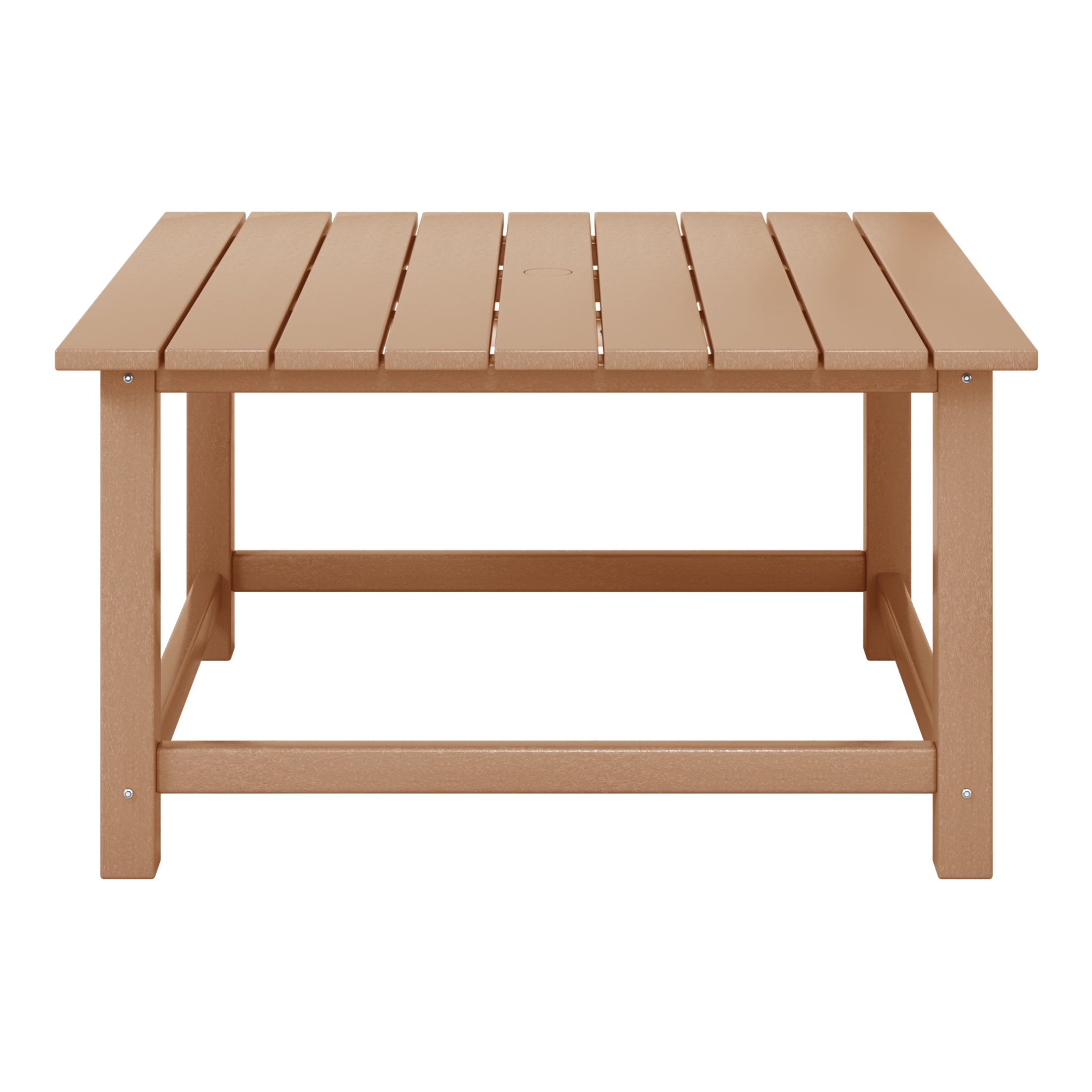 Paradise Low Outdoor HDPE Square Patio Coffee Table