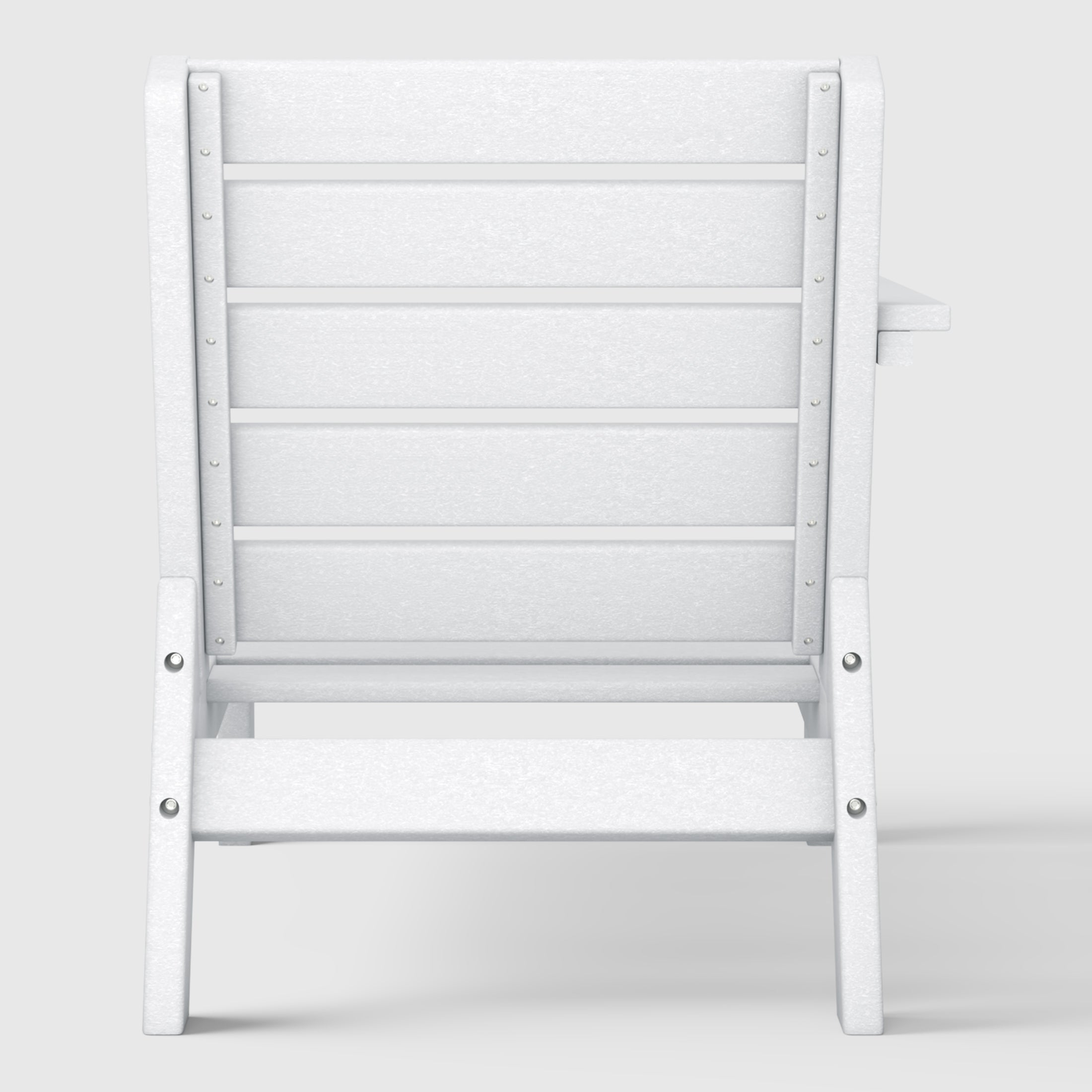 Portsmouth Outdoor Patio HDPE Left Arm Sectional Corner Club Chair with Patio Cushions