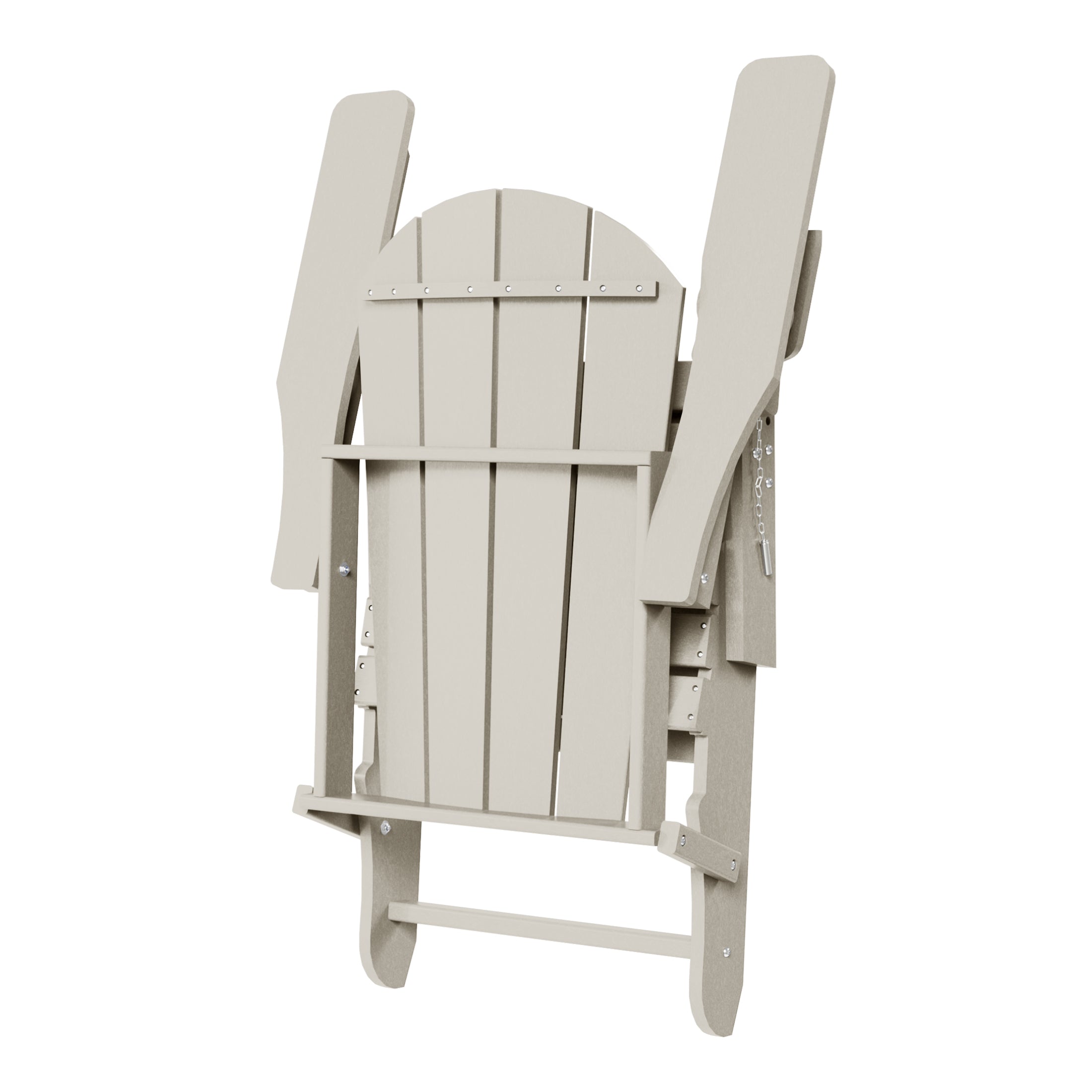 Paradise Folding Adjustable Adirondack Chair with Retractable Ottoman and Cup Holder
