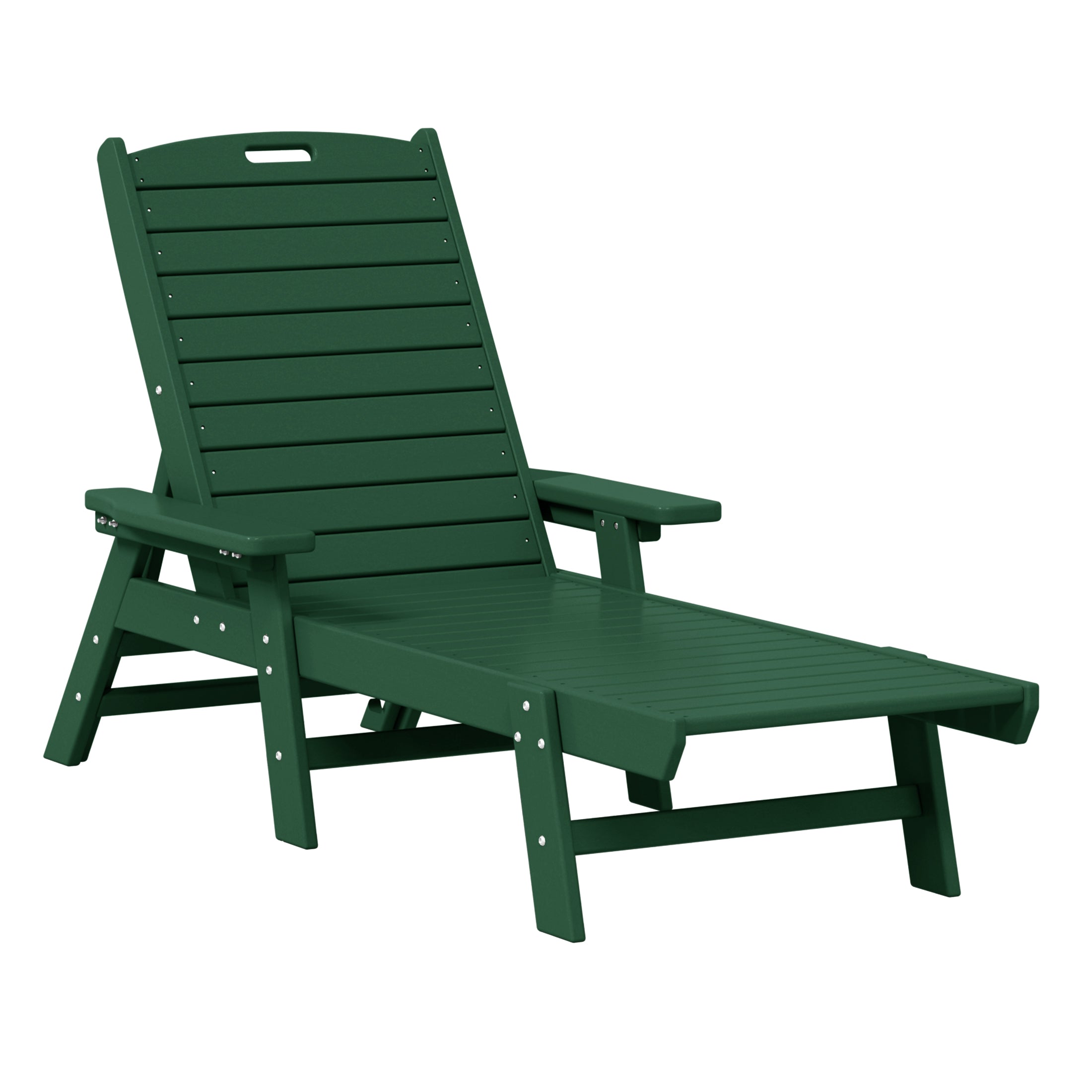 Paradise Poly Reclining Chaise Lounge (Set Of 2)