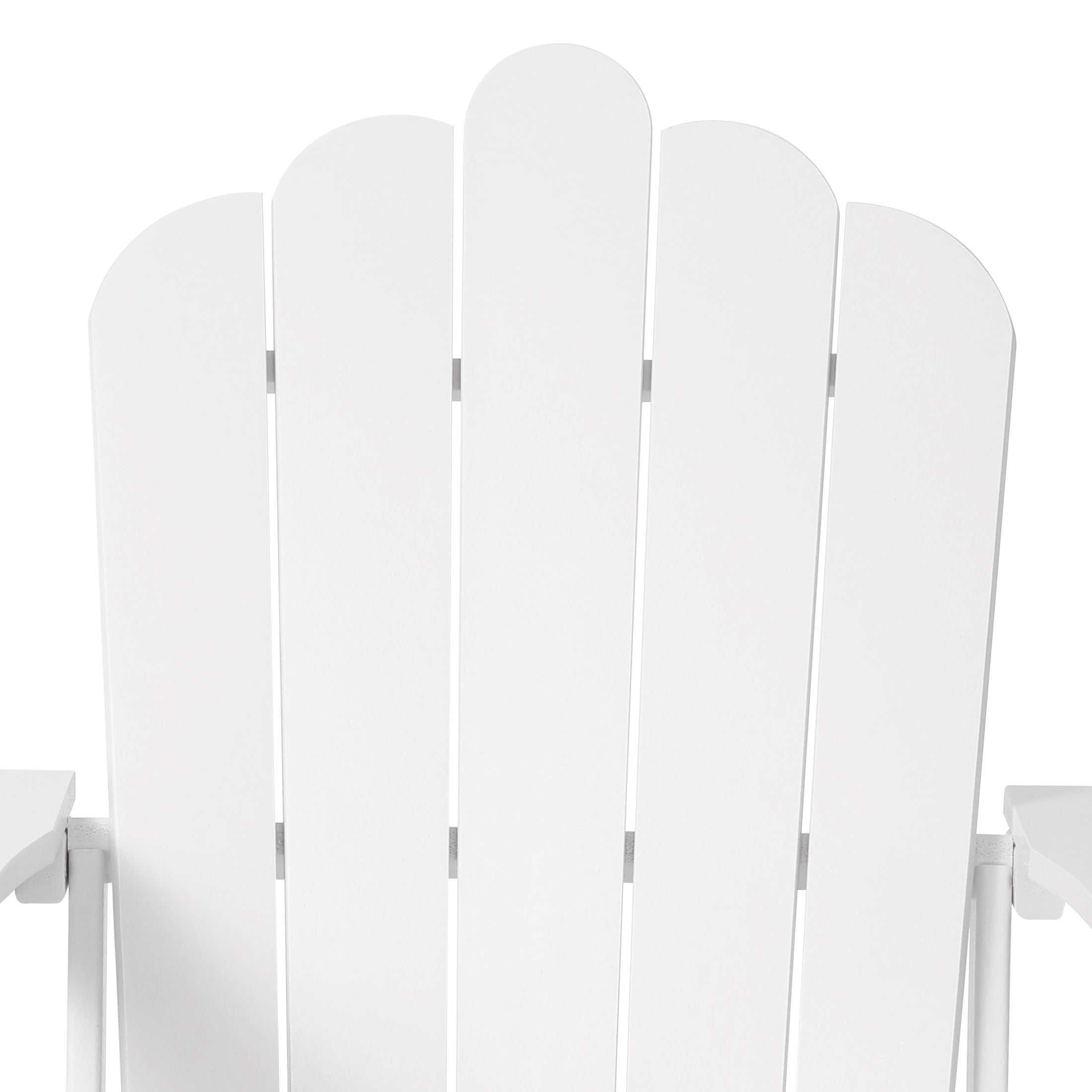 Lakeview Outdoor Patio HDPE Adirondack Chairs With Cup Holders (Set of 4)